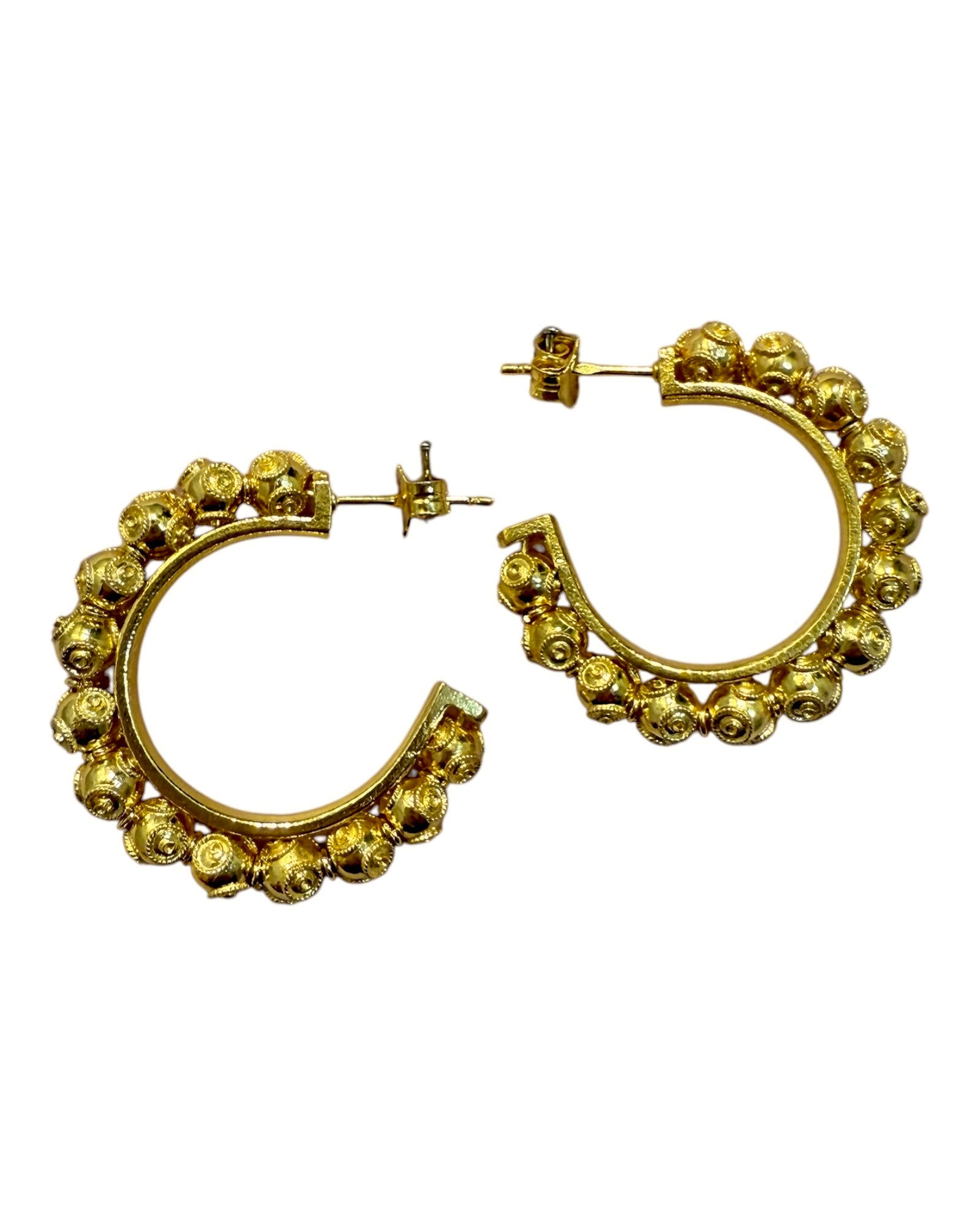 Viana Beads Rings in Gold Plated Silver