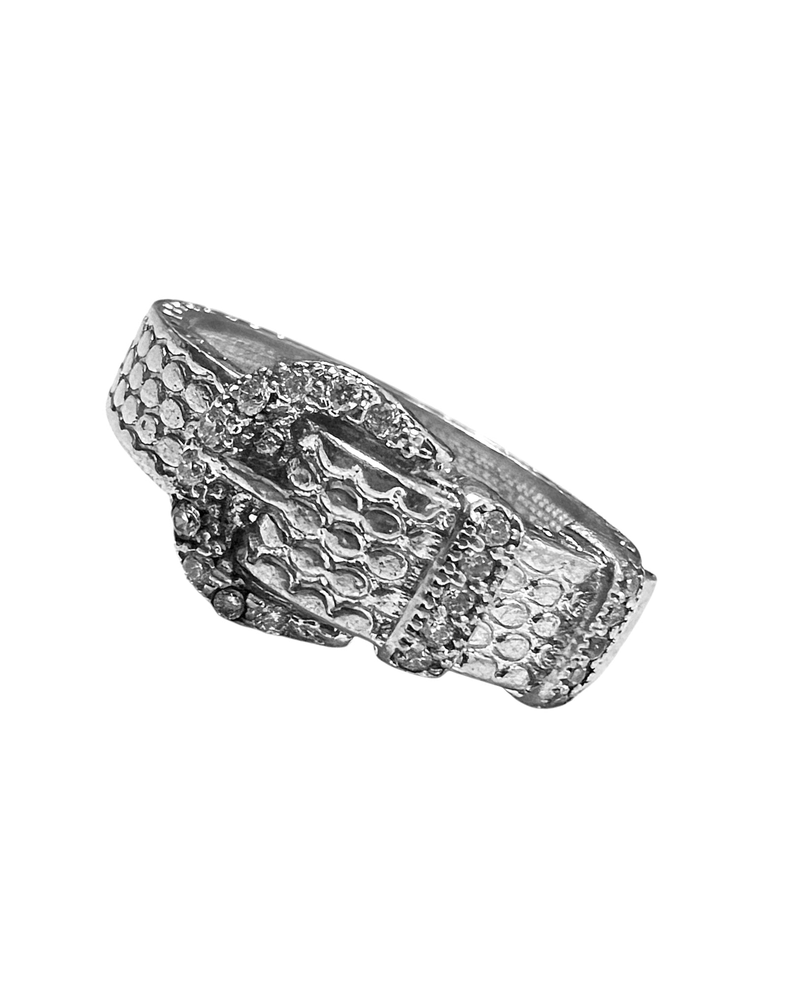 Silver Belt Ring