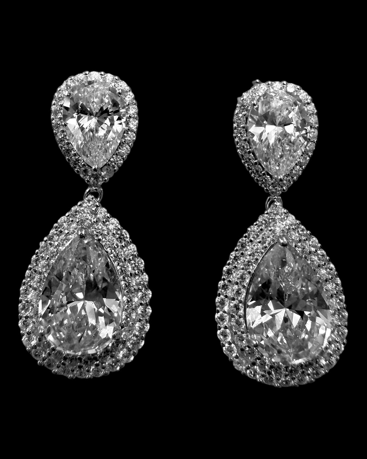 Silver Drop Earrings