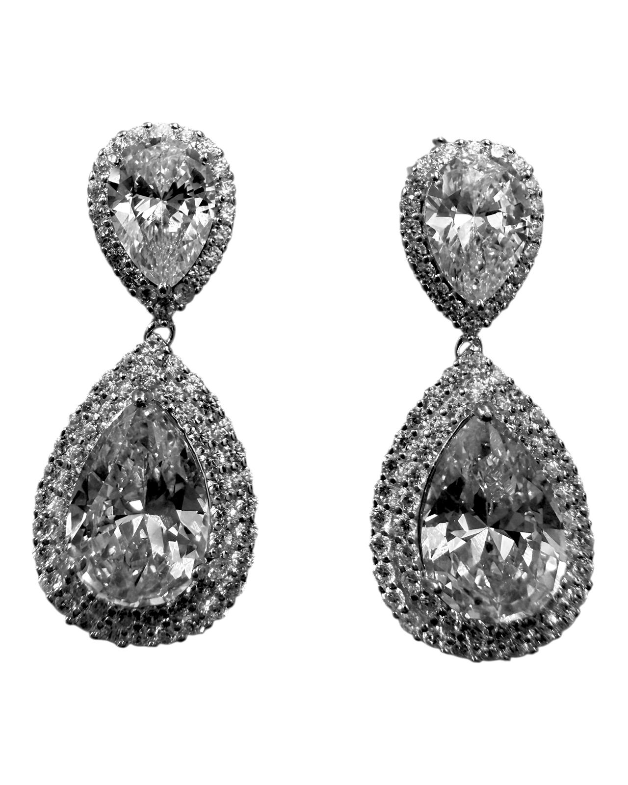 Silver Drop Earrings