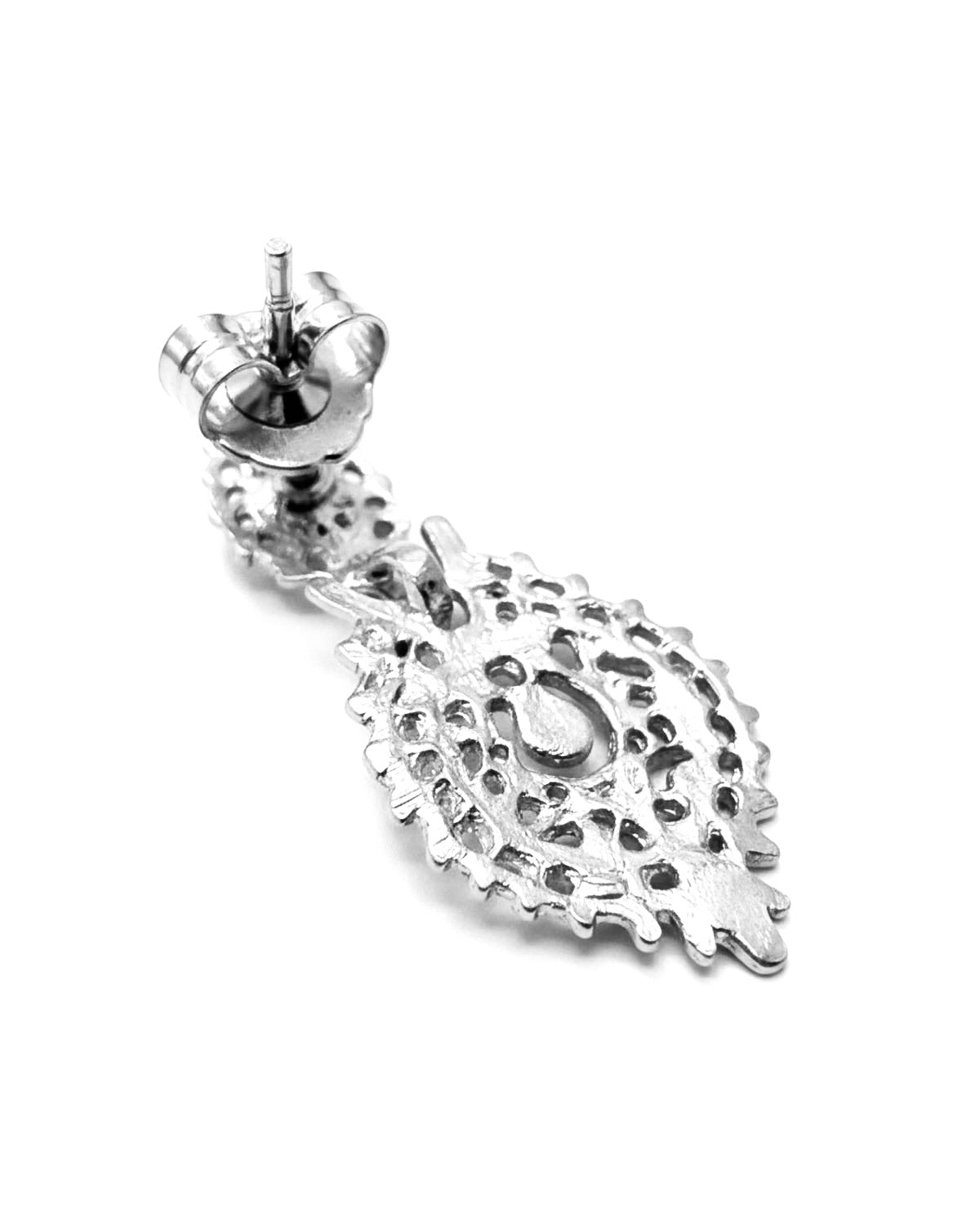 Brincos à Rainha em Prata (com espeque) Nº0