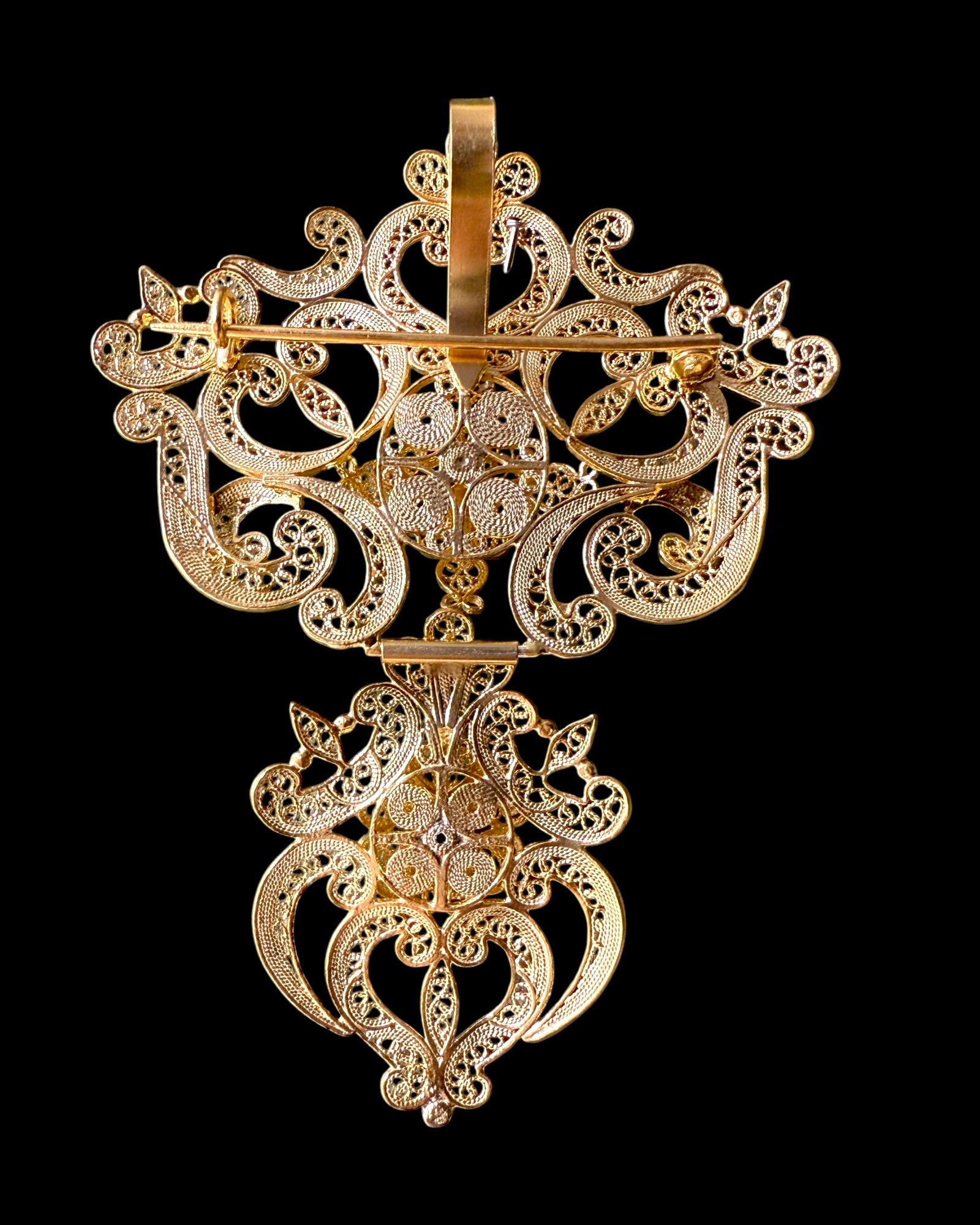 Baroque Medal in Gilded Silver