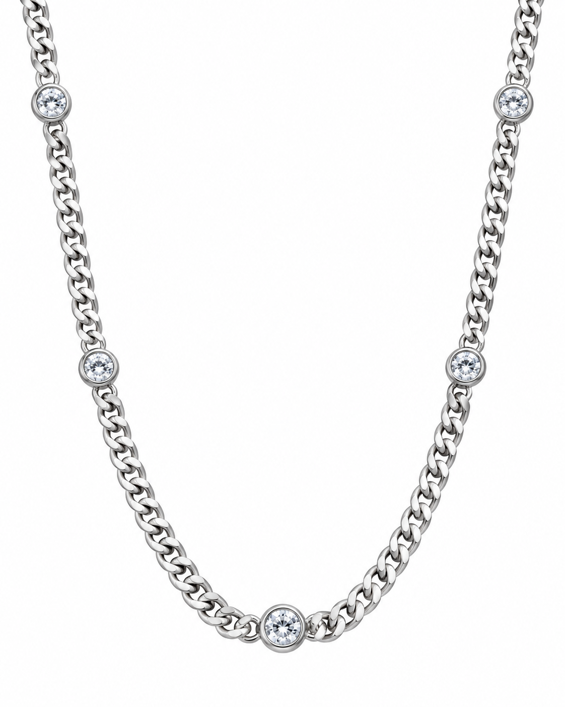 Silver Sparkling Necklace