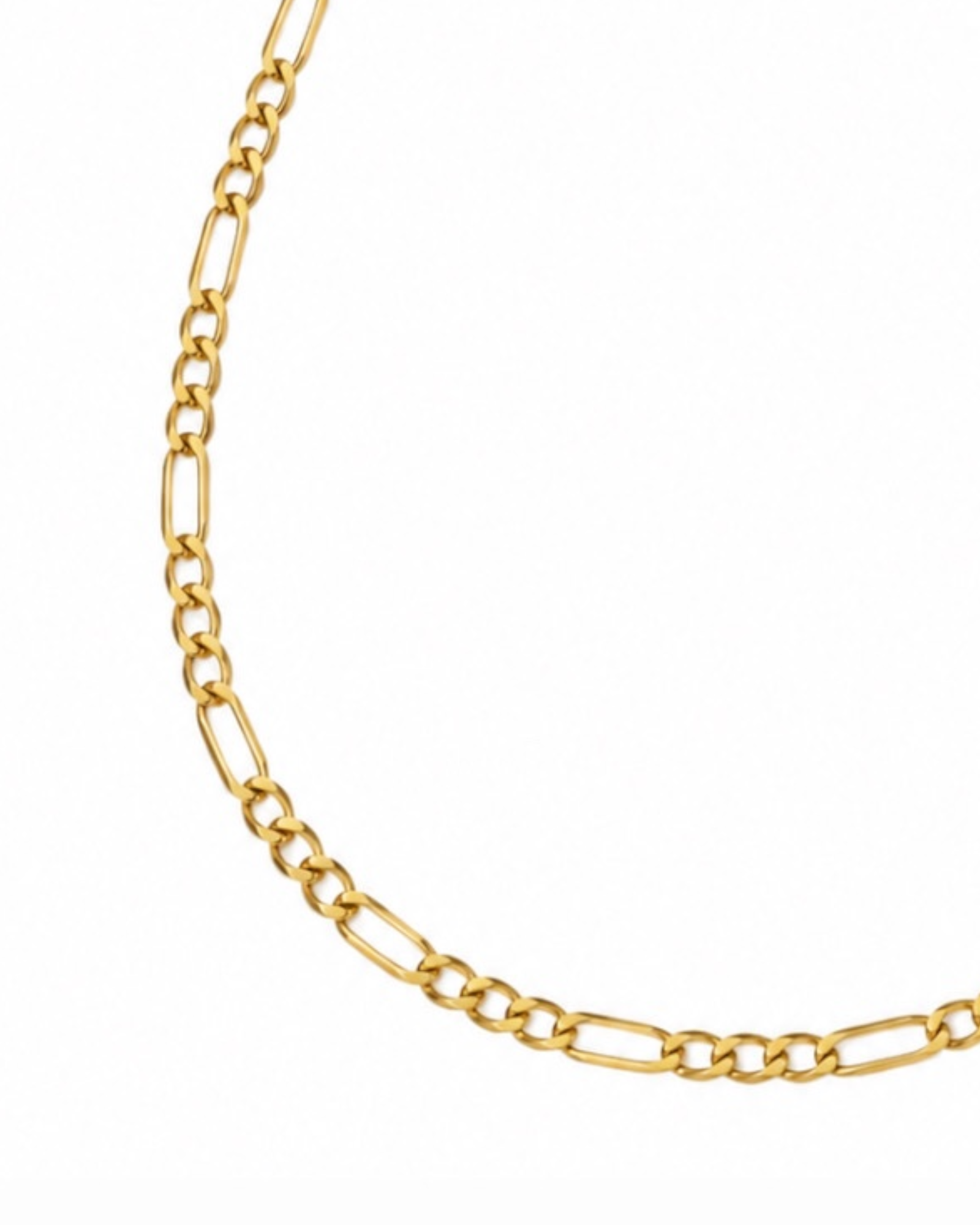 Colar Masculino em Ouro 19K Malha Alternada