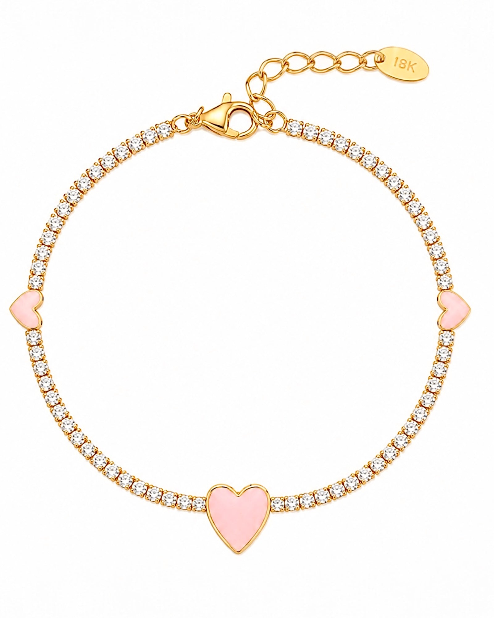 Pulseira Corações