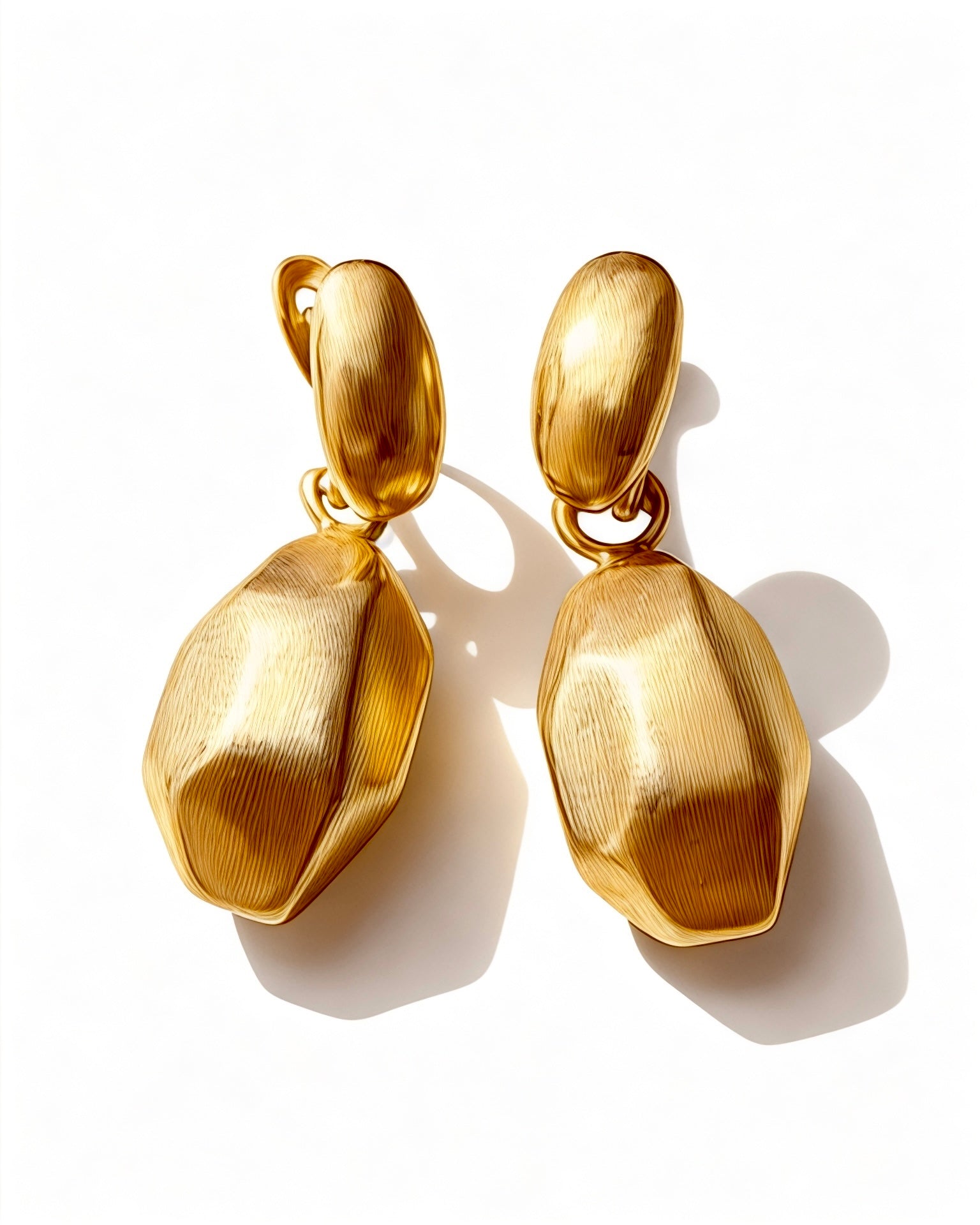 Dragonfly Earrings in Gold-Plated Silver