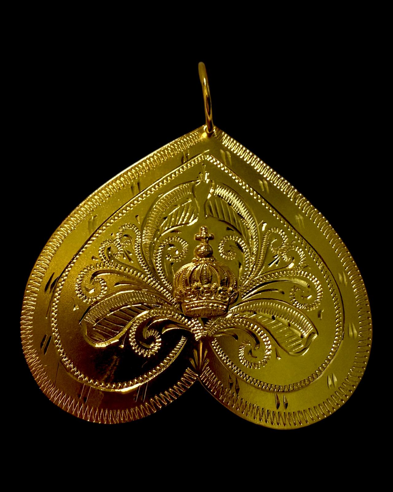 Medalha Borboleta em Prata Dourada