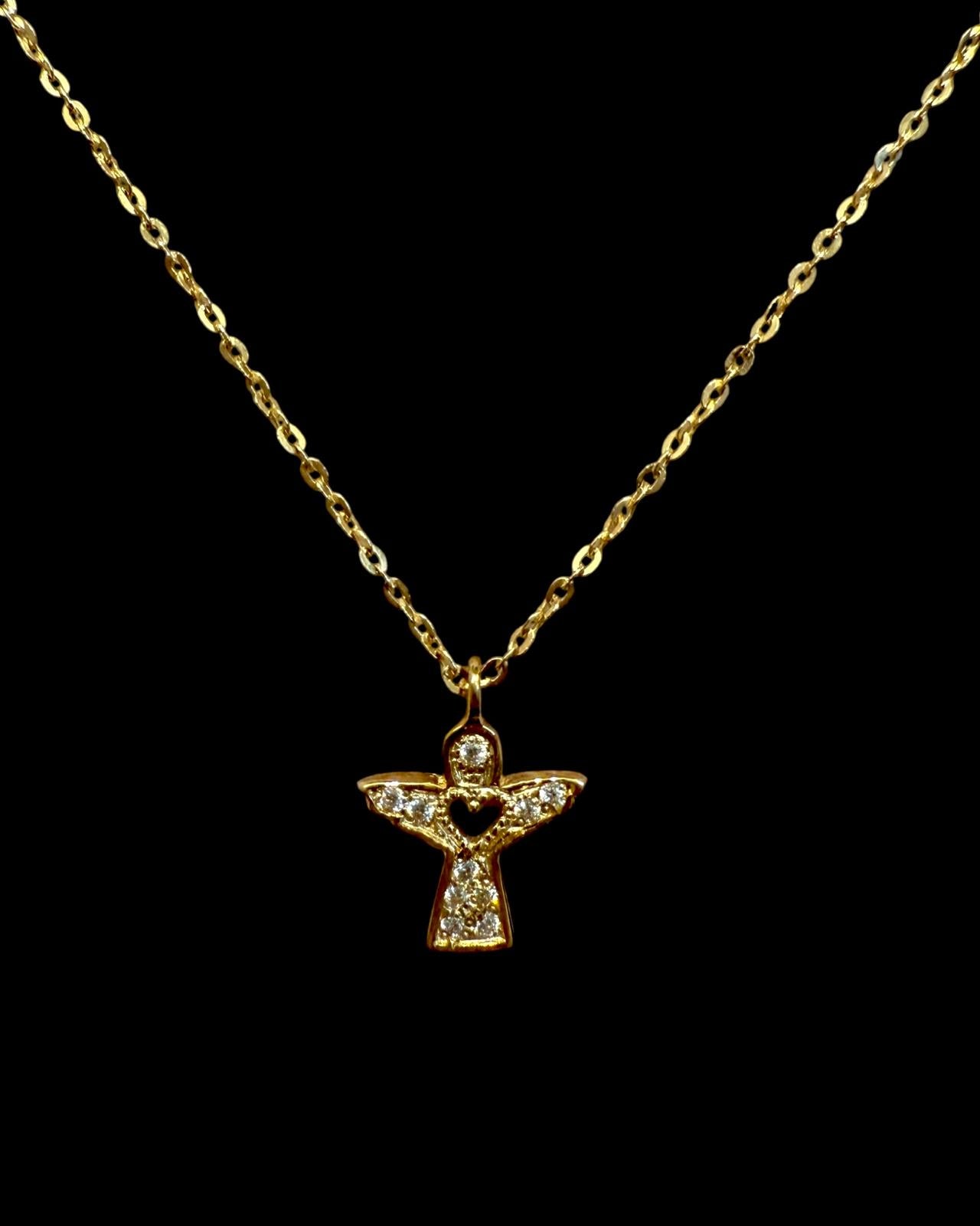 Colar Anjo em Ouro