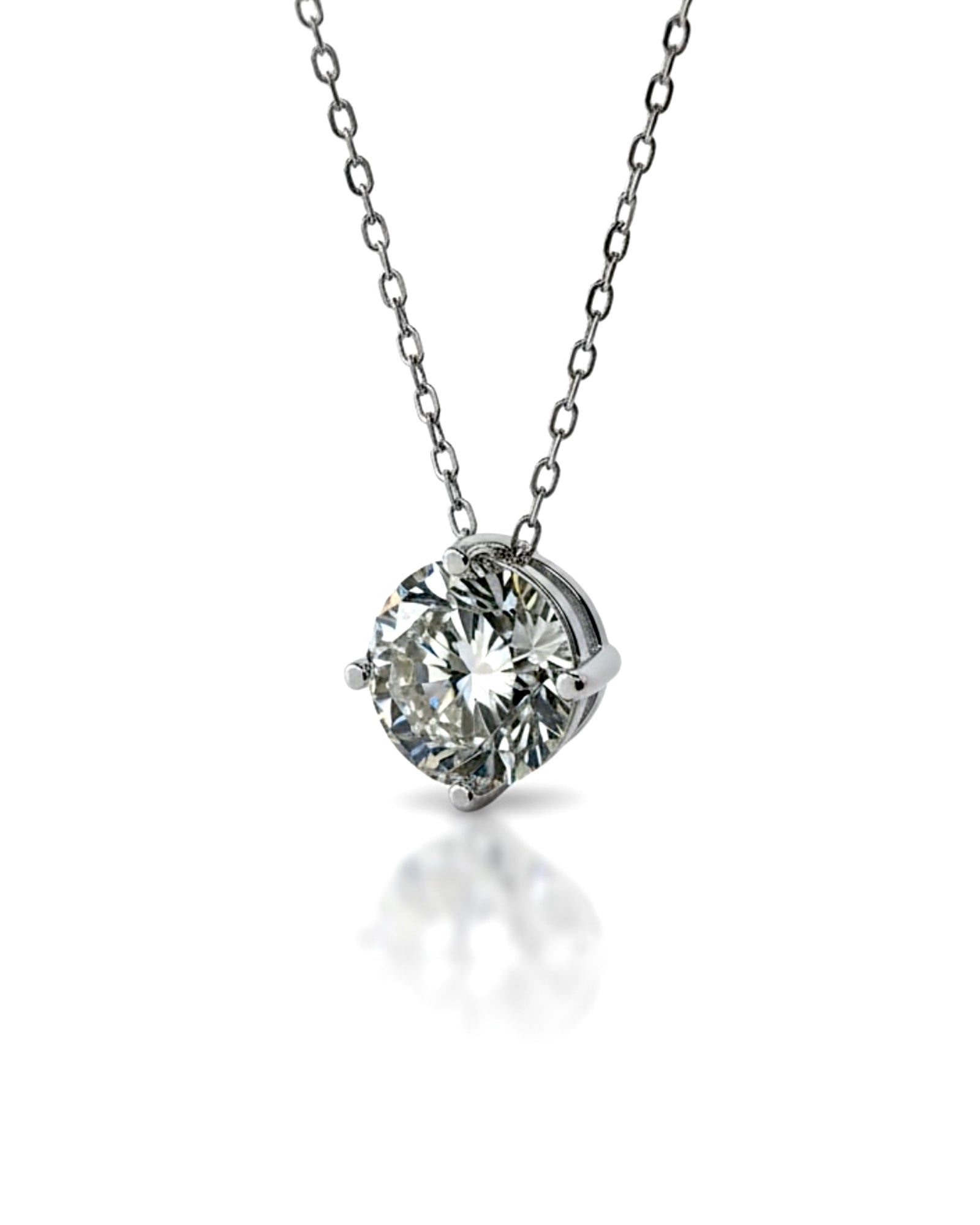 Colar Ponto de Luz em Prata