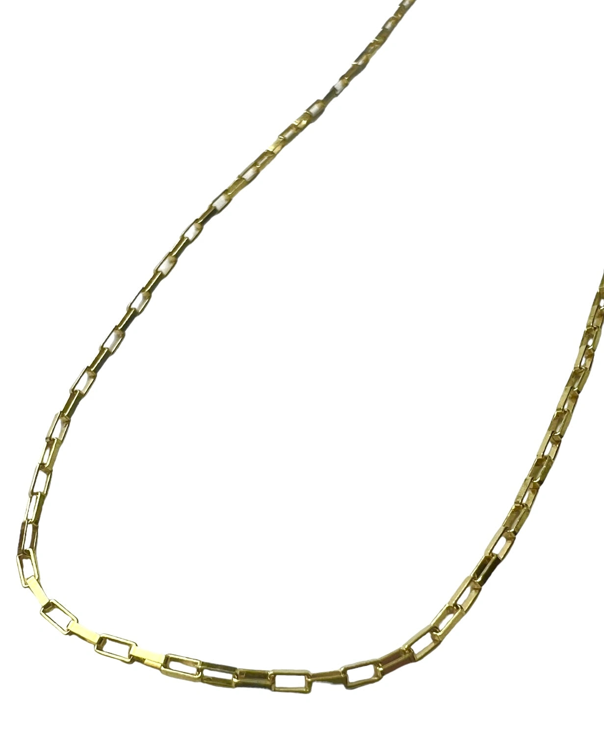 Simple Gold Plated Silver Necklace