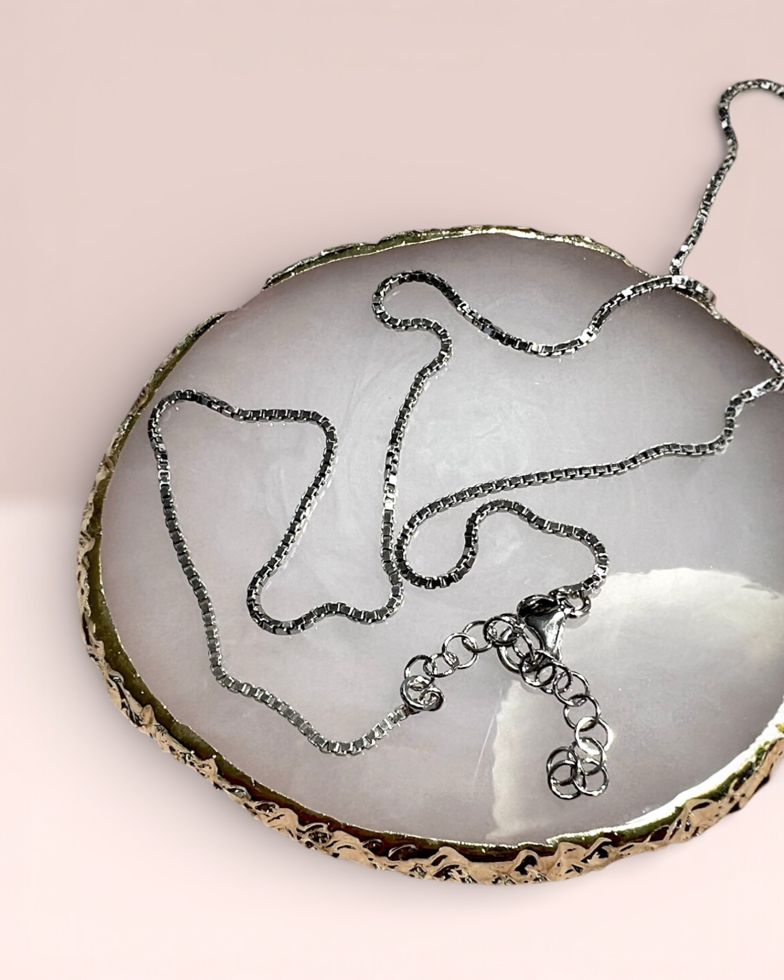 Colar Simples em Prata - 46cm