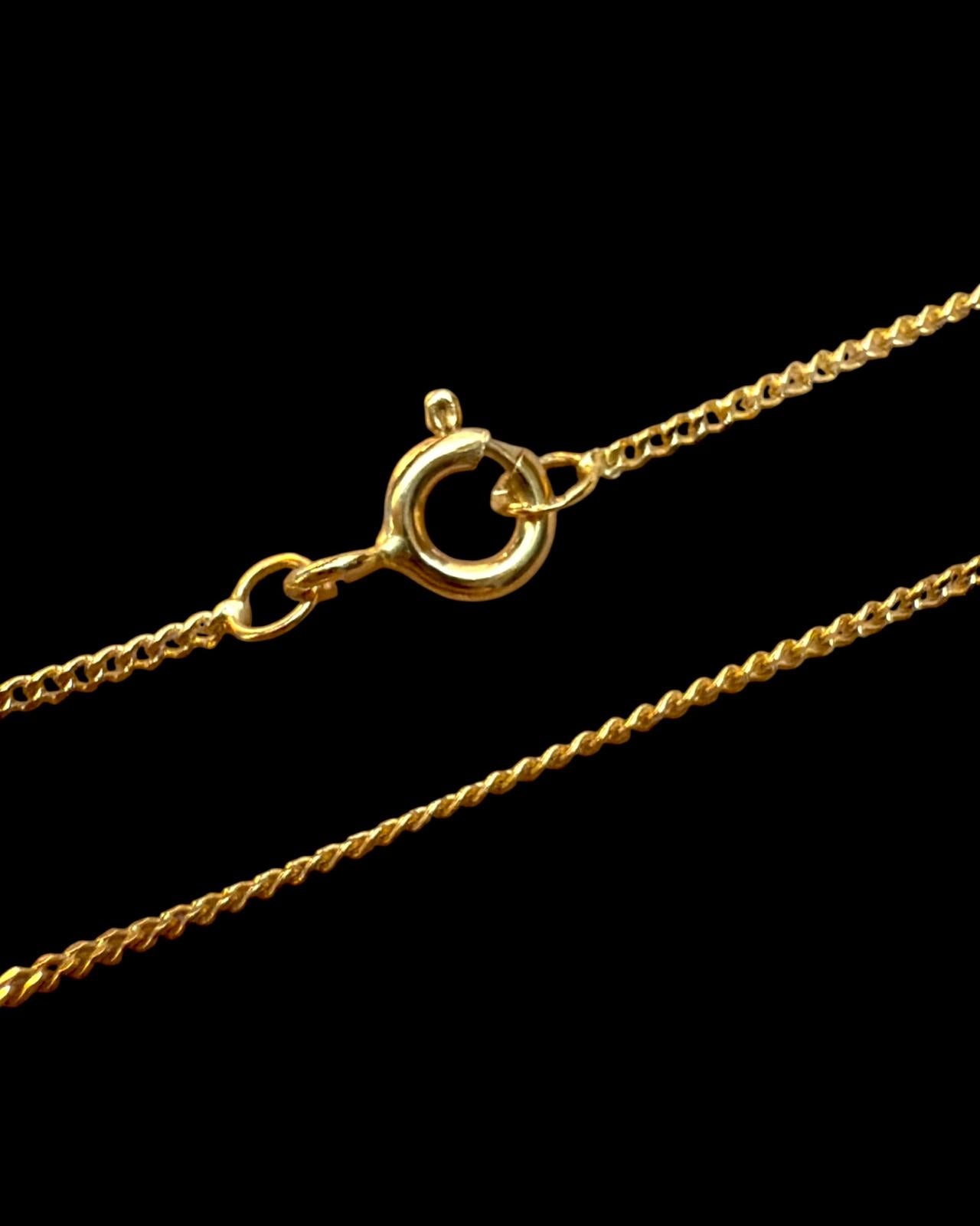 Colar de Malha Corrente em Ouro