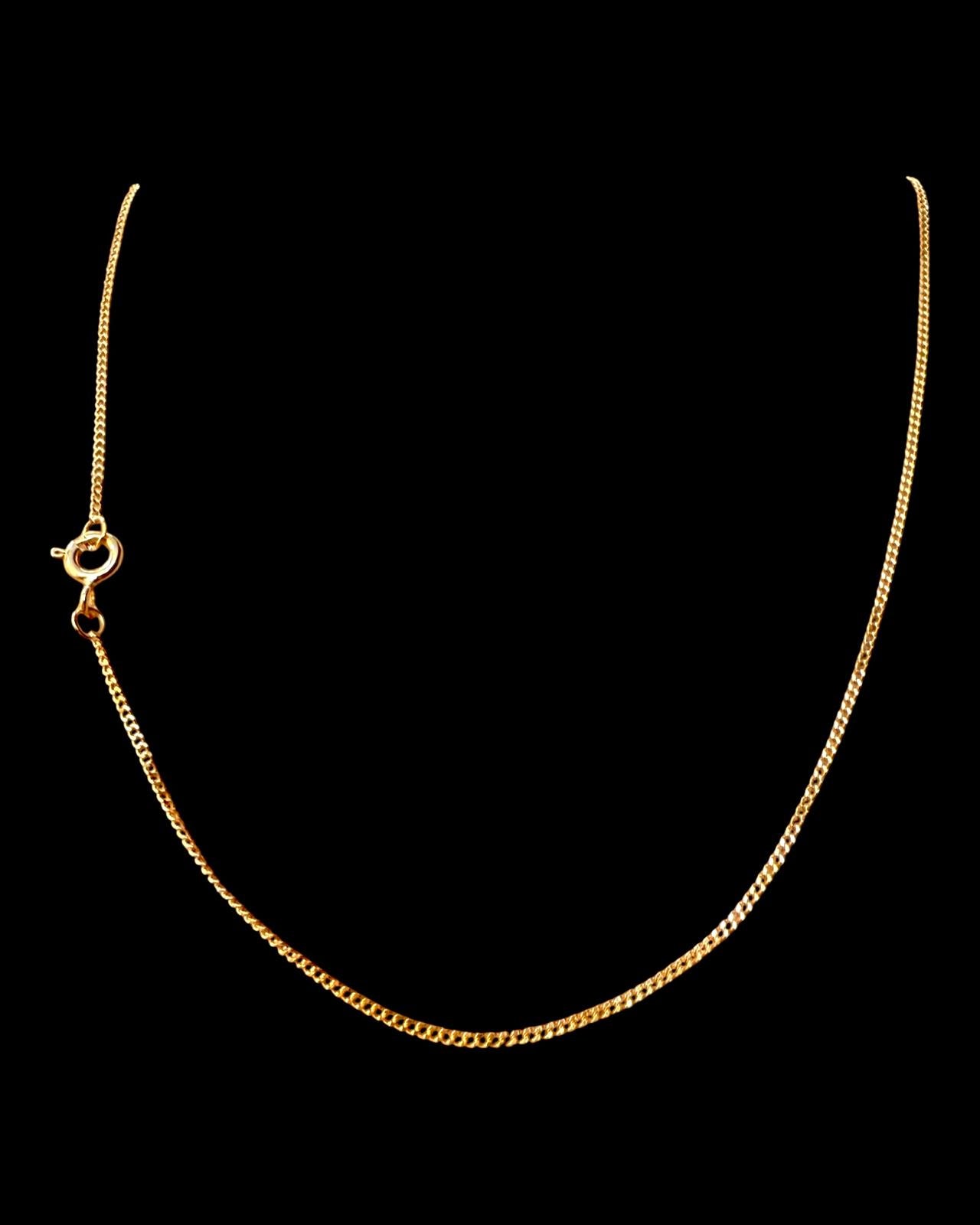 Colar de Malha Corrente em Ouro