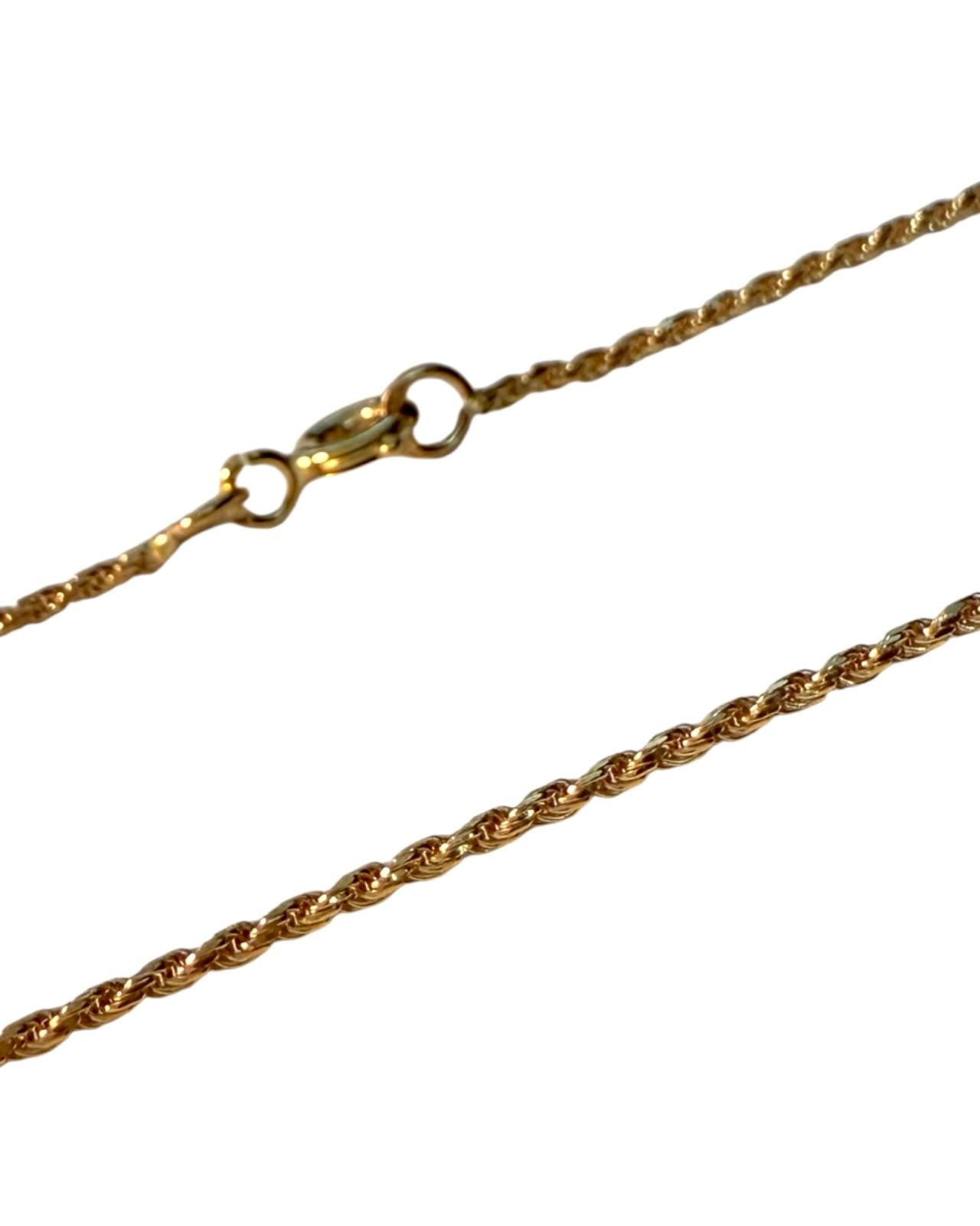 Colar de Malha Entrelaçada em Ouro