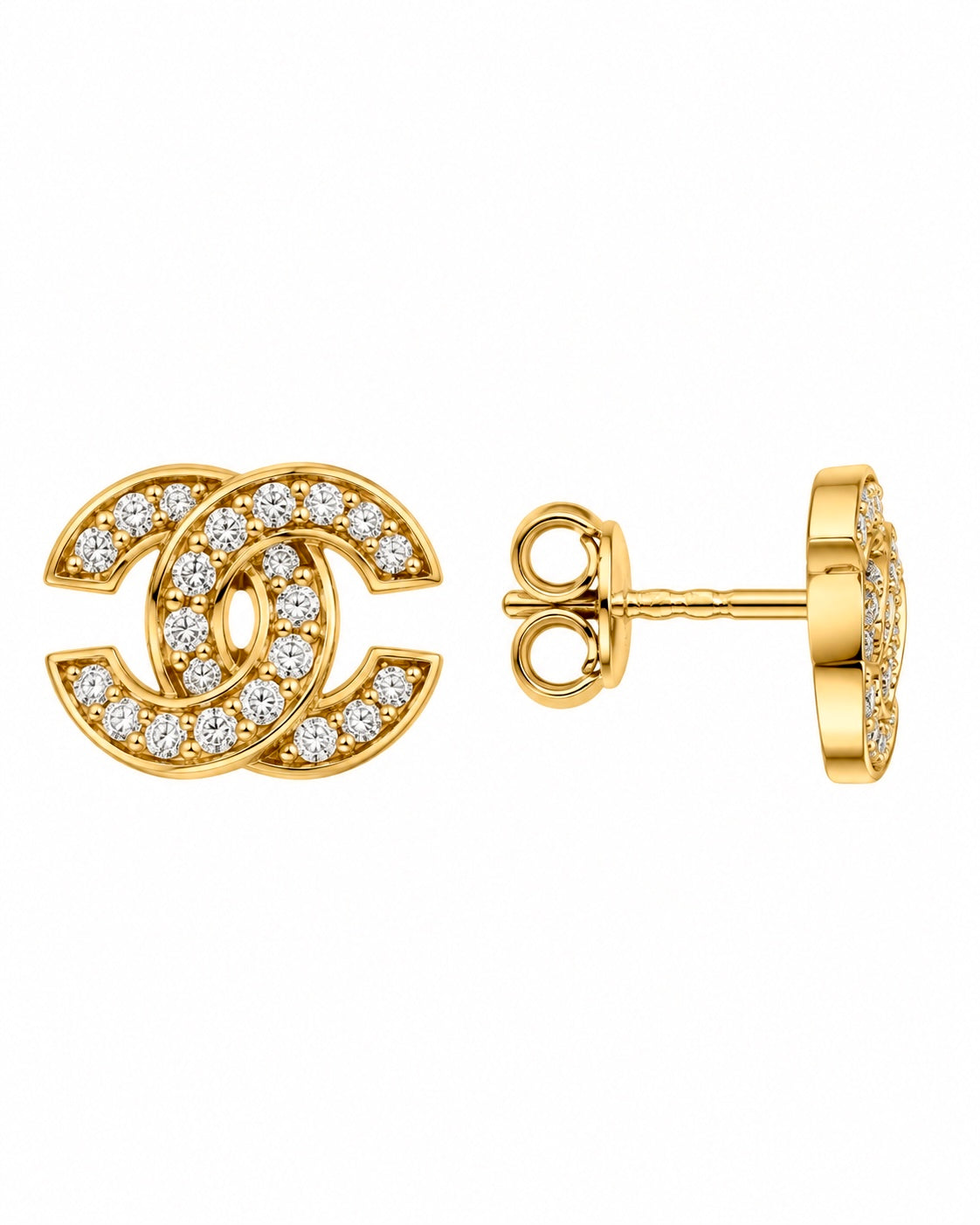 Gold Charm Earrings