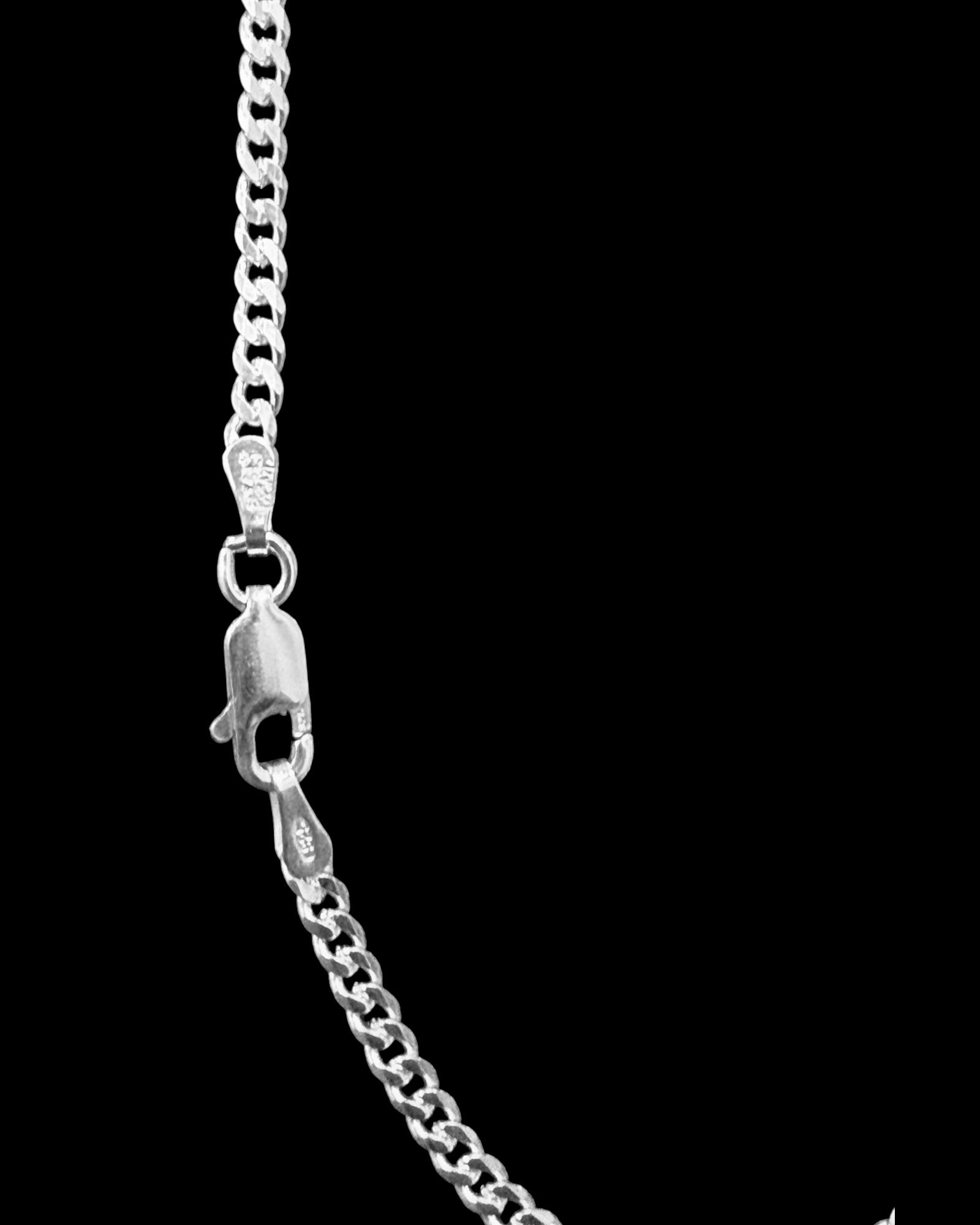 Guardian Angel Medal Necklace in Silver