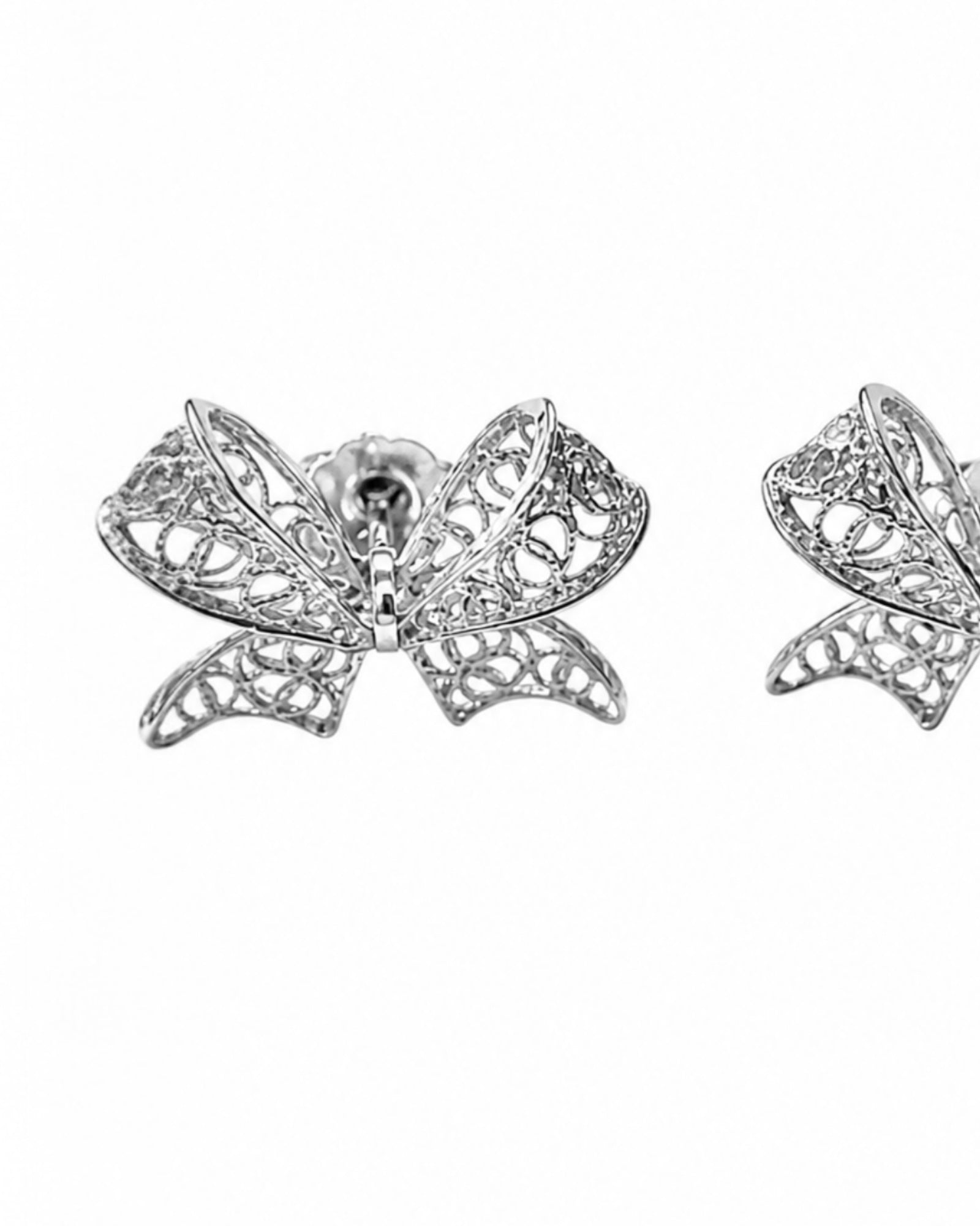 Filigree Bow Earrings