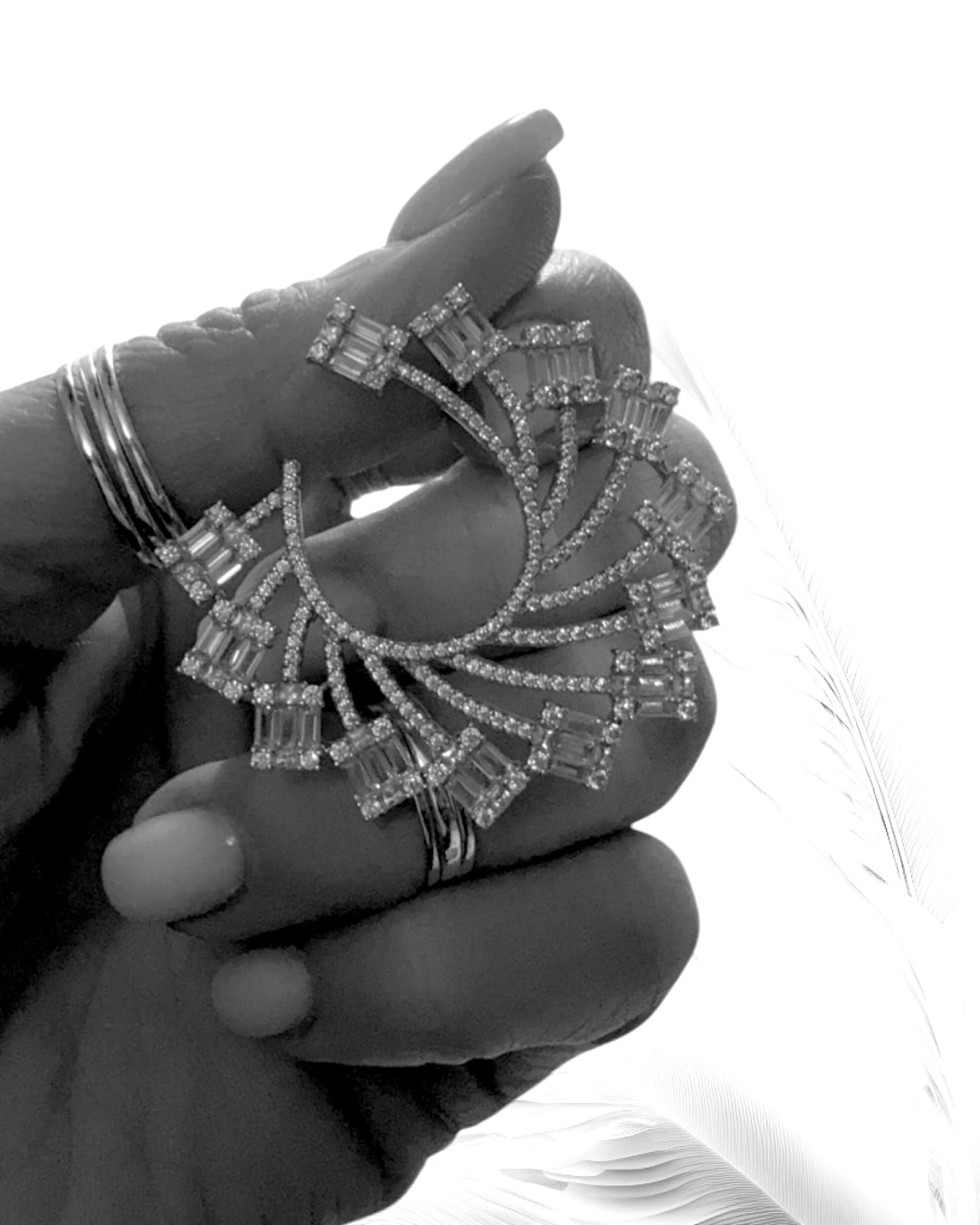 Irregular earrings
