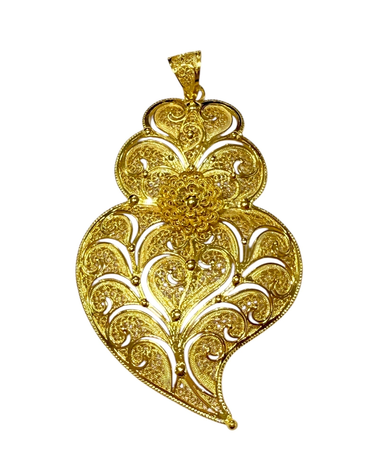 Heart of Viana Medal in Gold Plated Silver