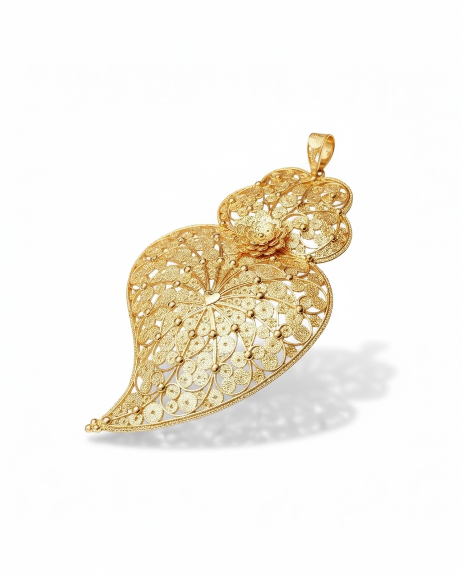Viana Heart Medal in Gilded Silver