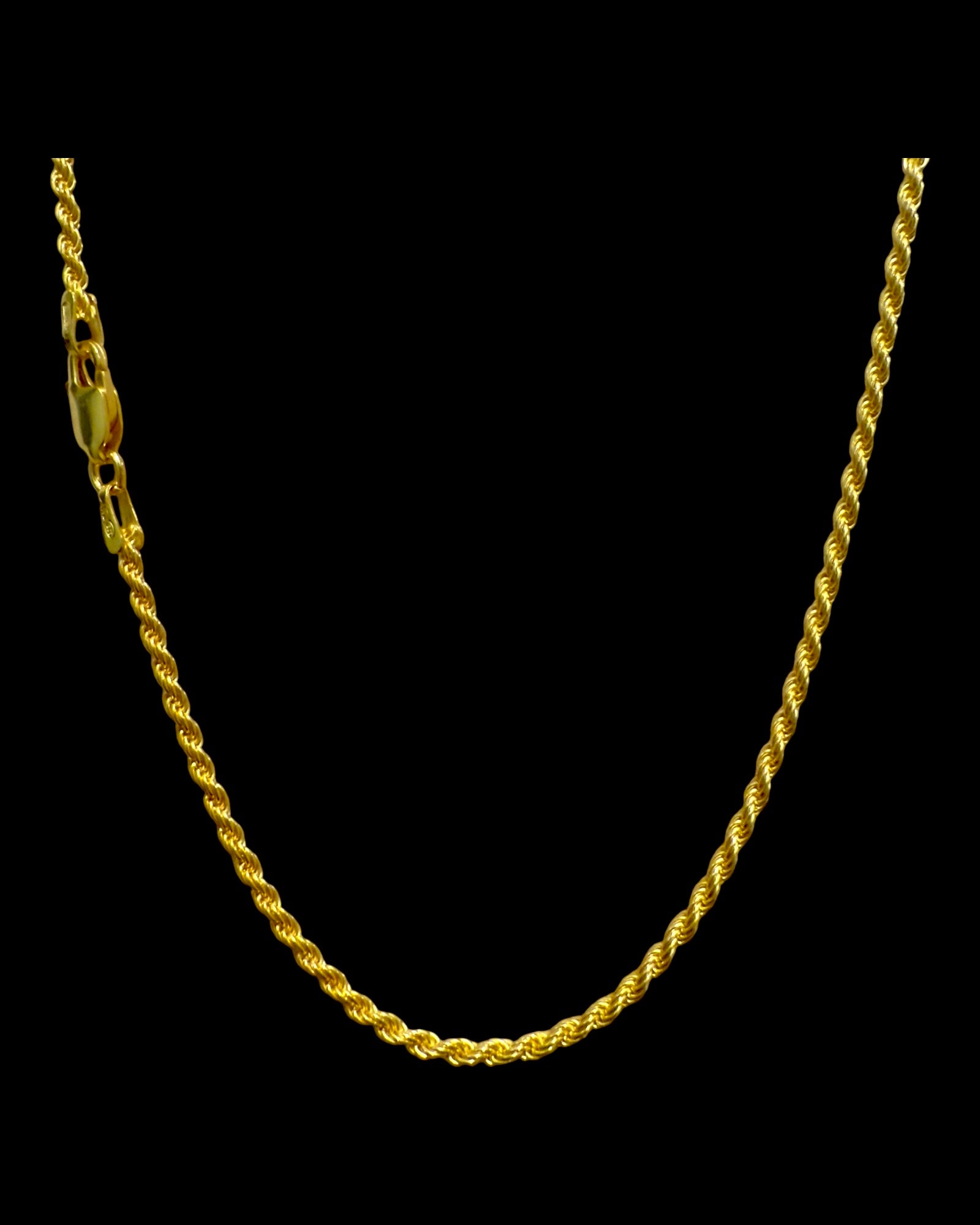 Gold Plated Silver Chain Necklace