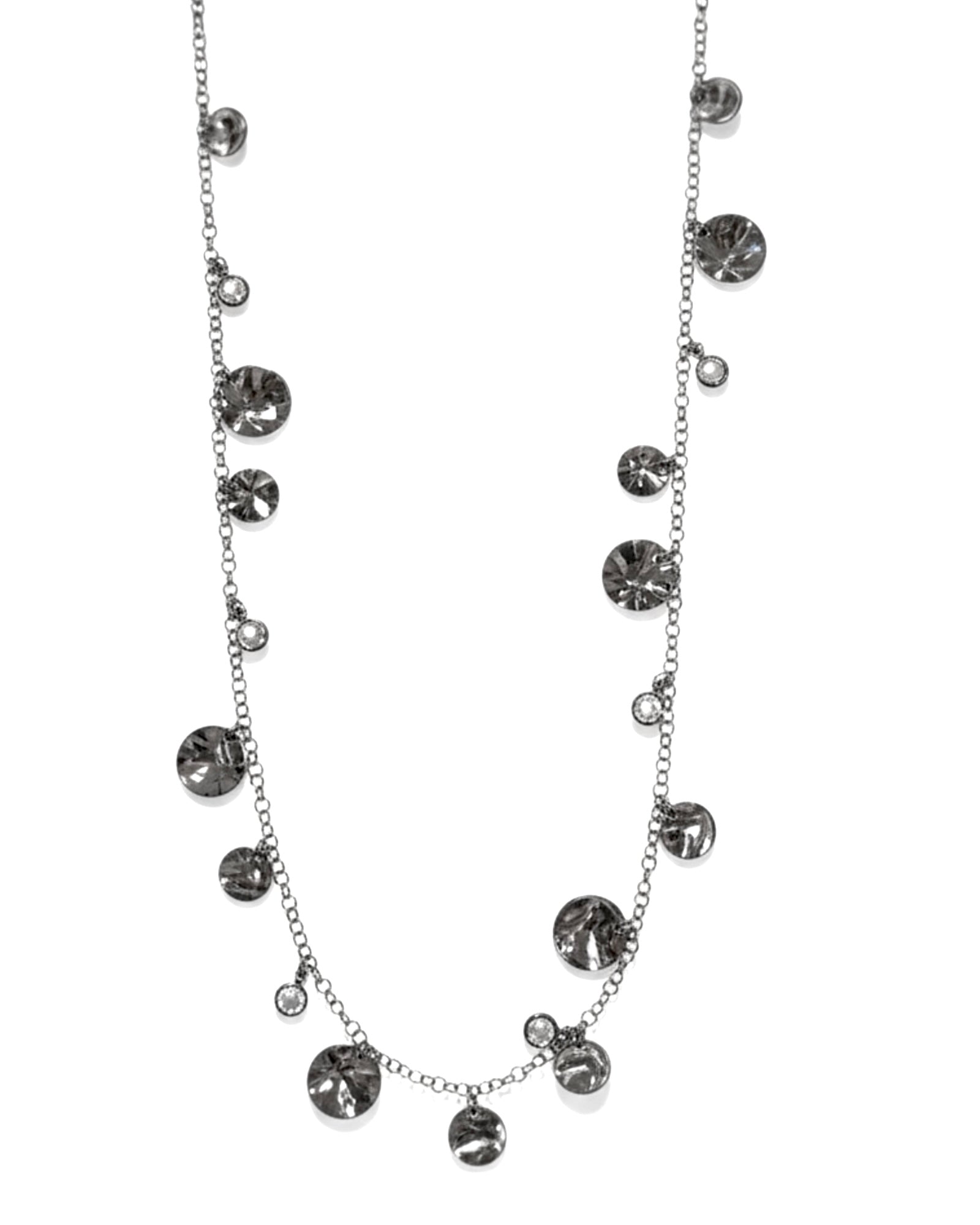 Silver Circles Necklace