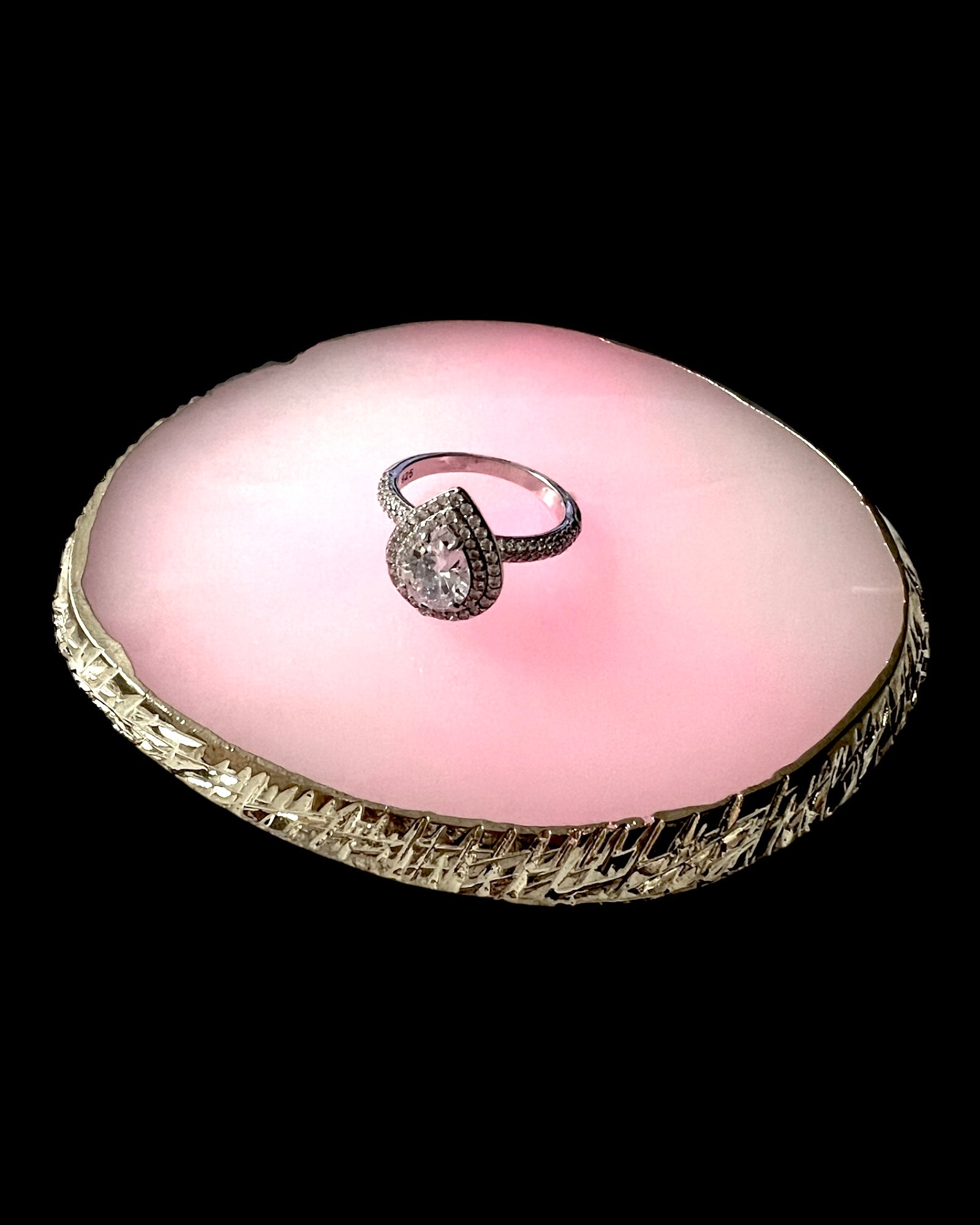 Silver Drop Ring