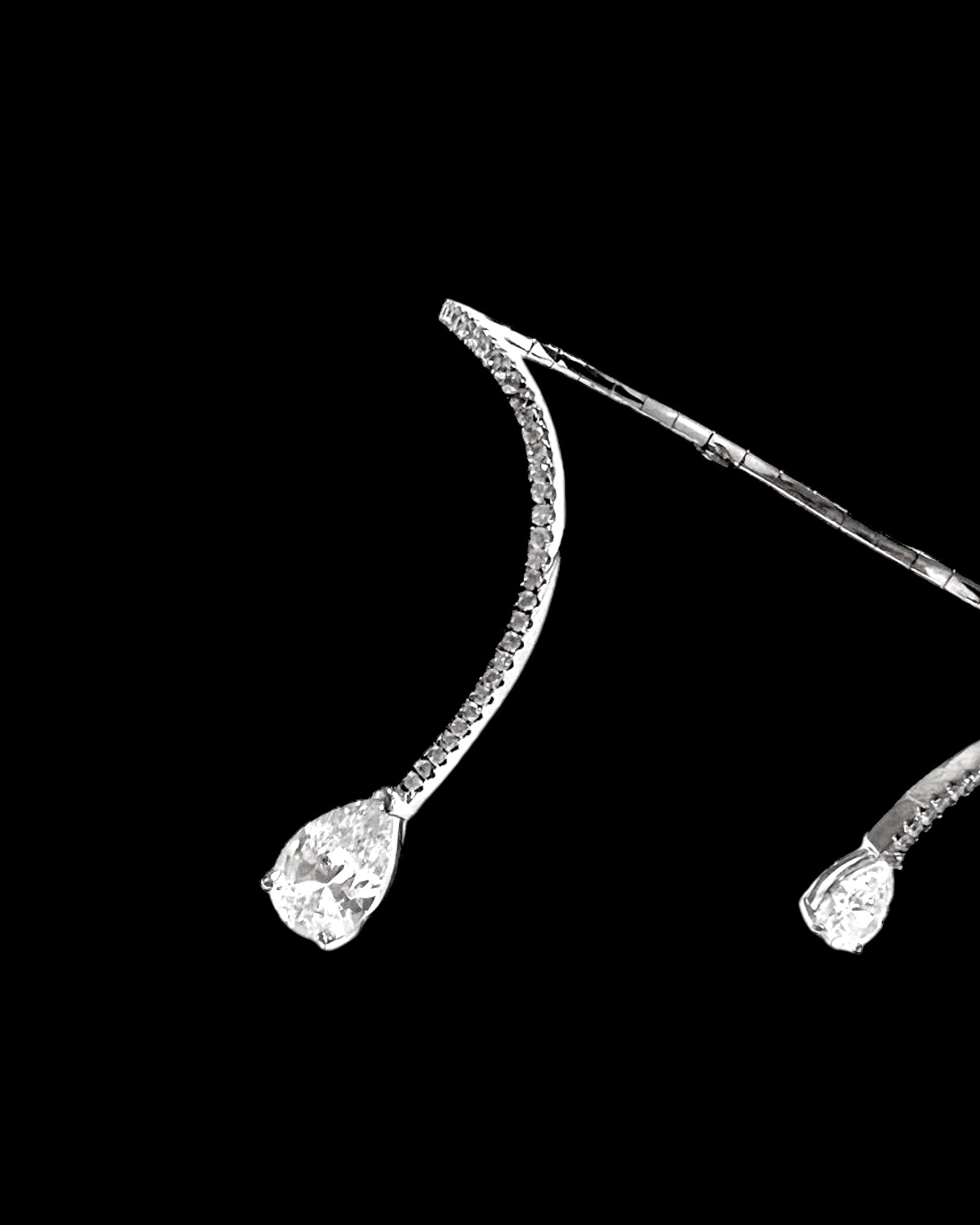 Silver Drop Bracelet / Slave Bracelet