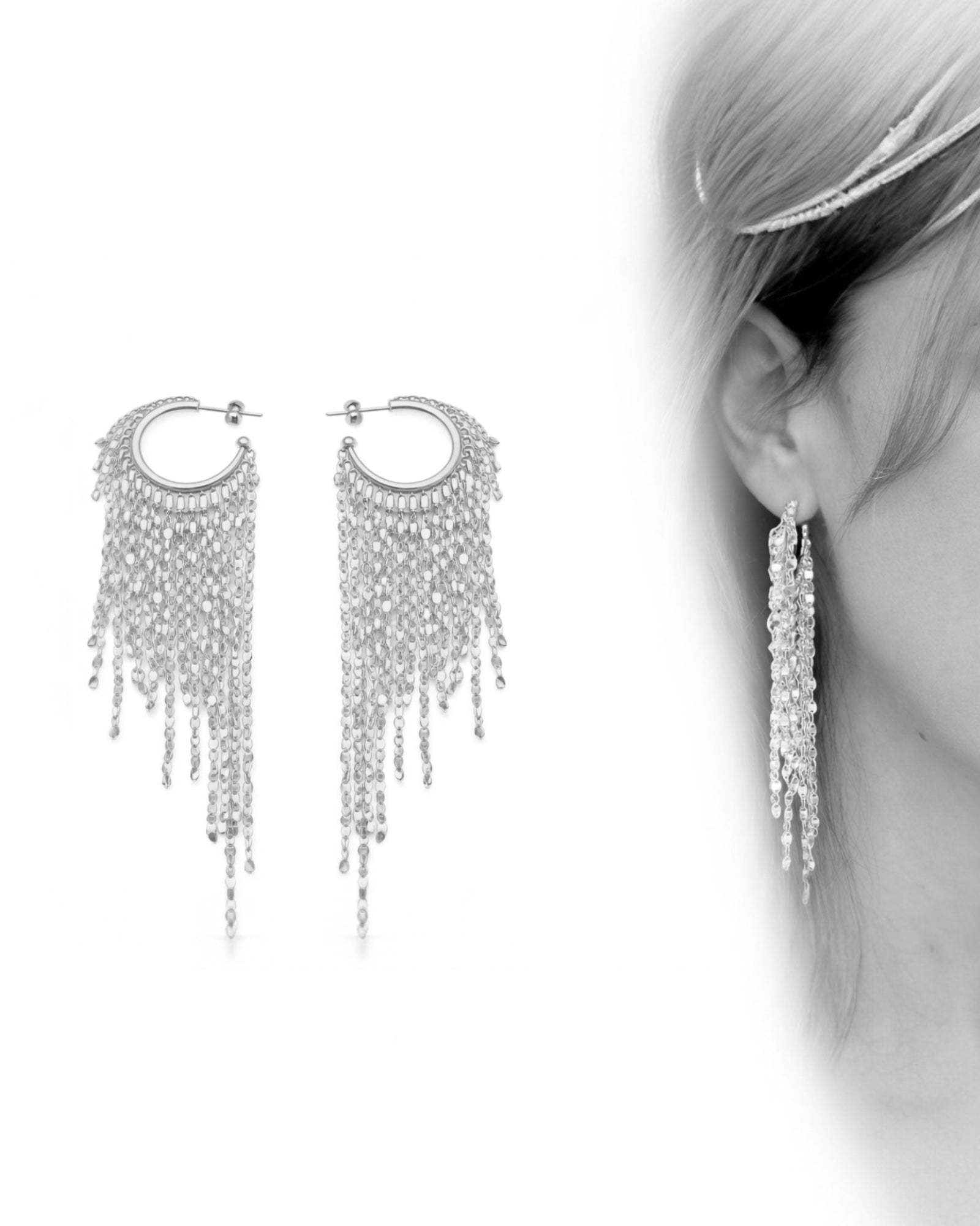 Argolas de Festa em Prata