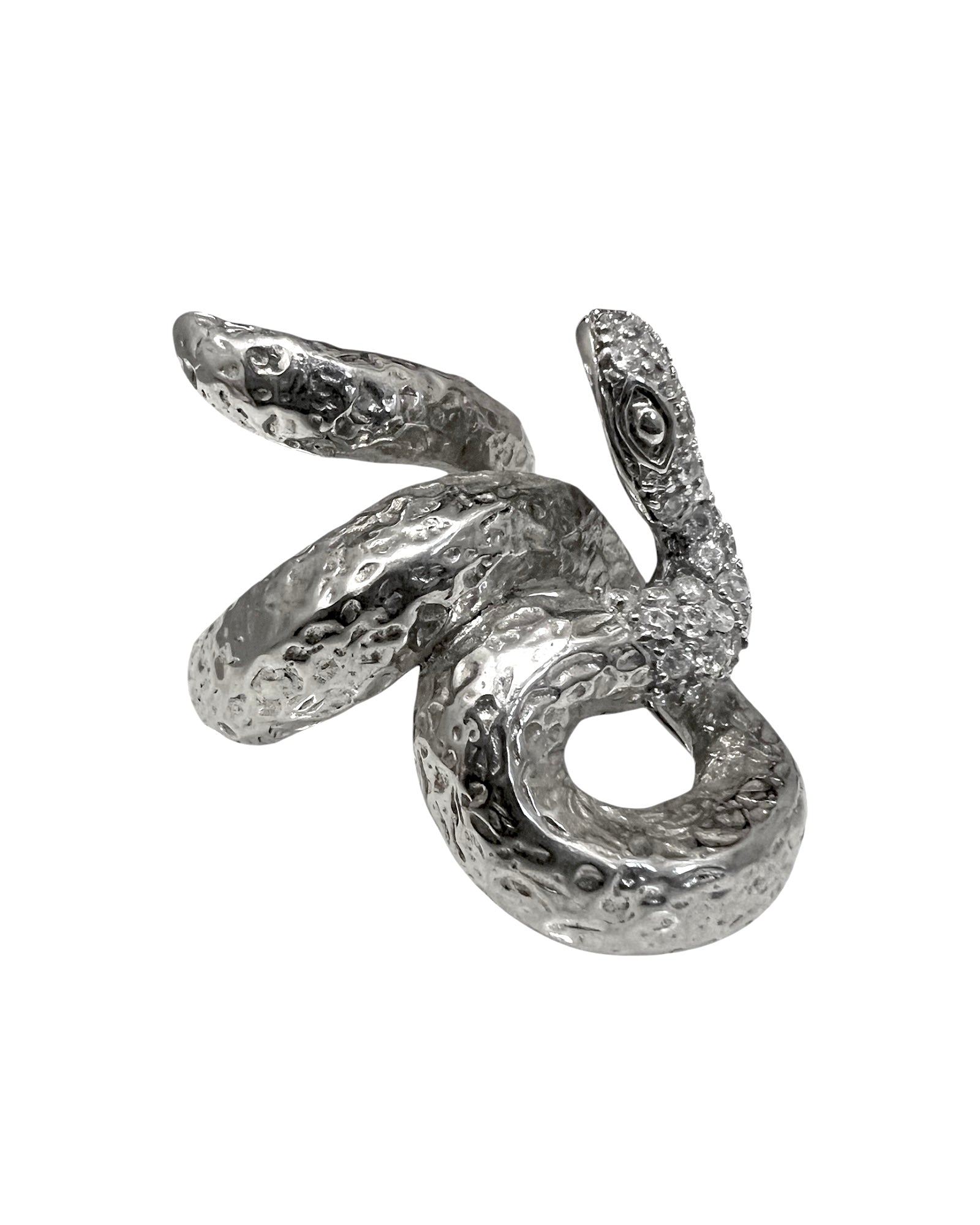 Silver Snake Ring