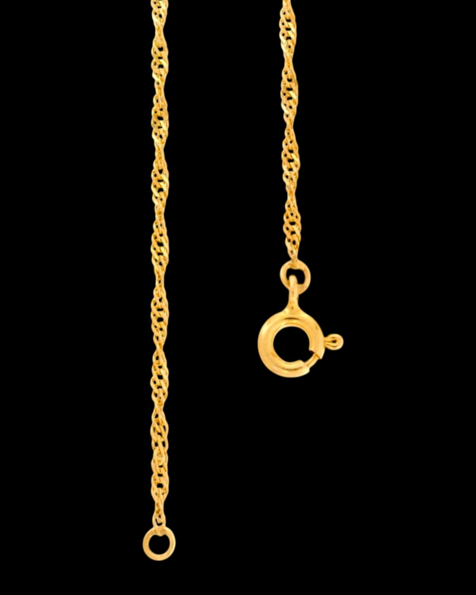 Singapore Mesh Necklace Gold