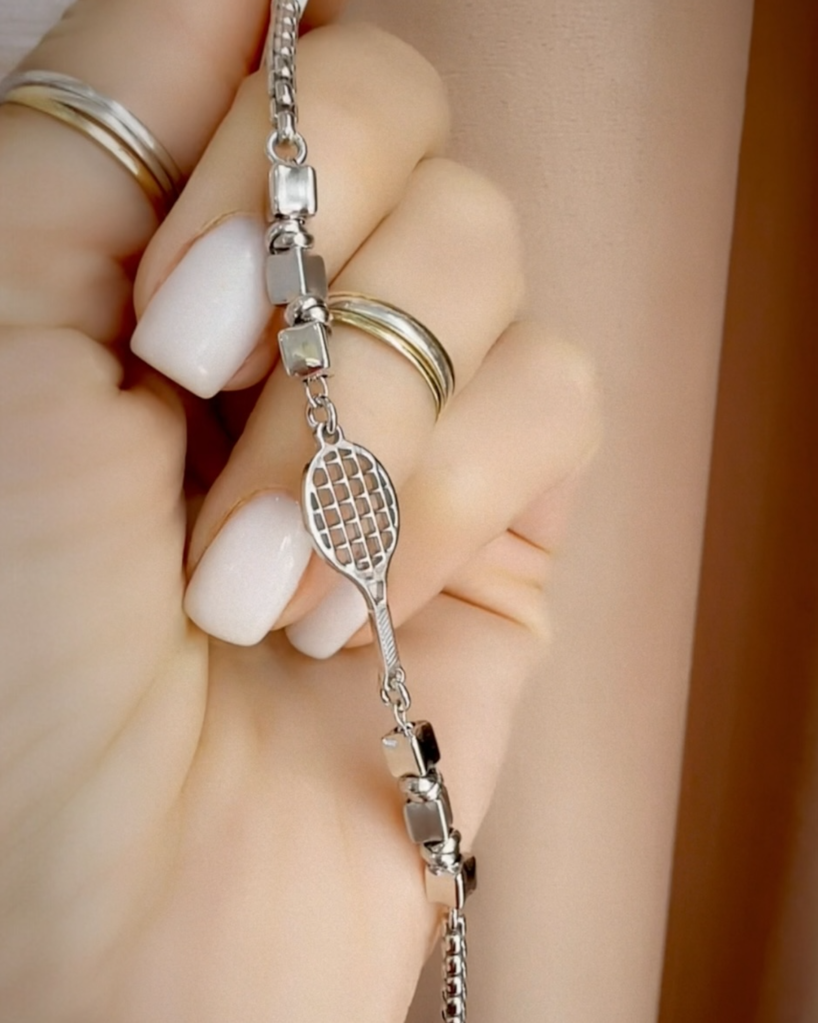Pulseira Padel em Prata - Unissexo