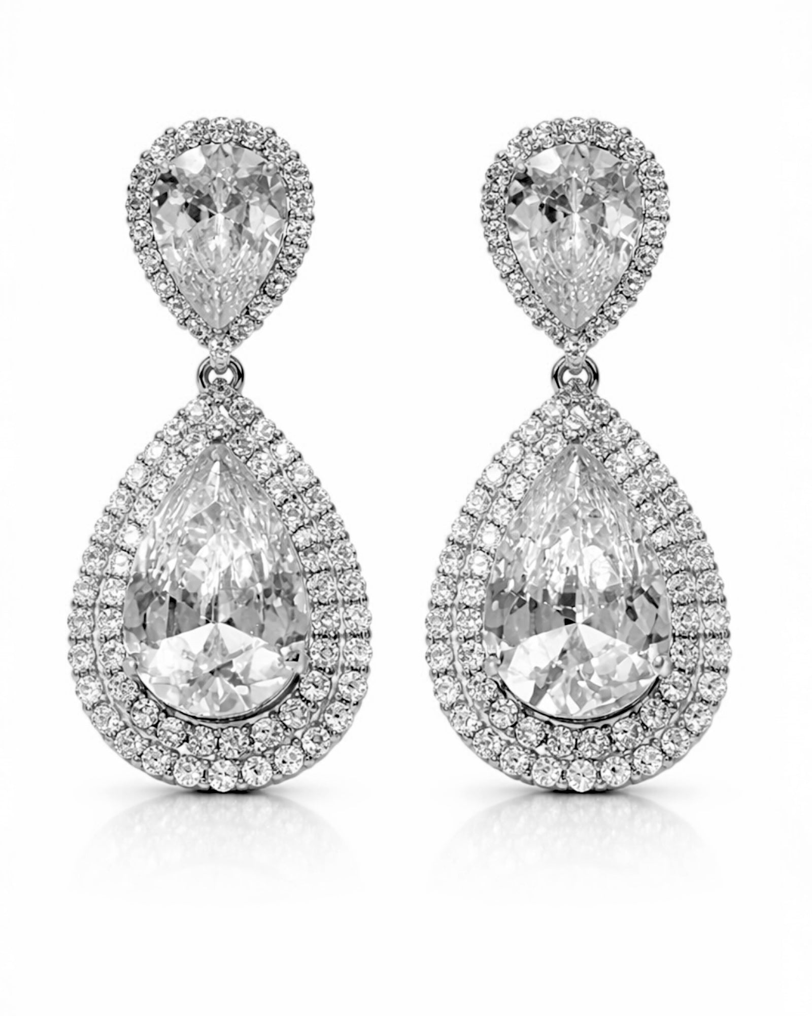 Silver Drop Earrings