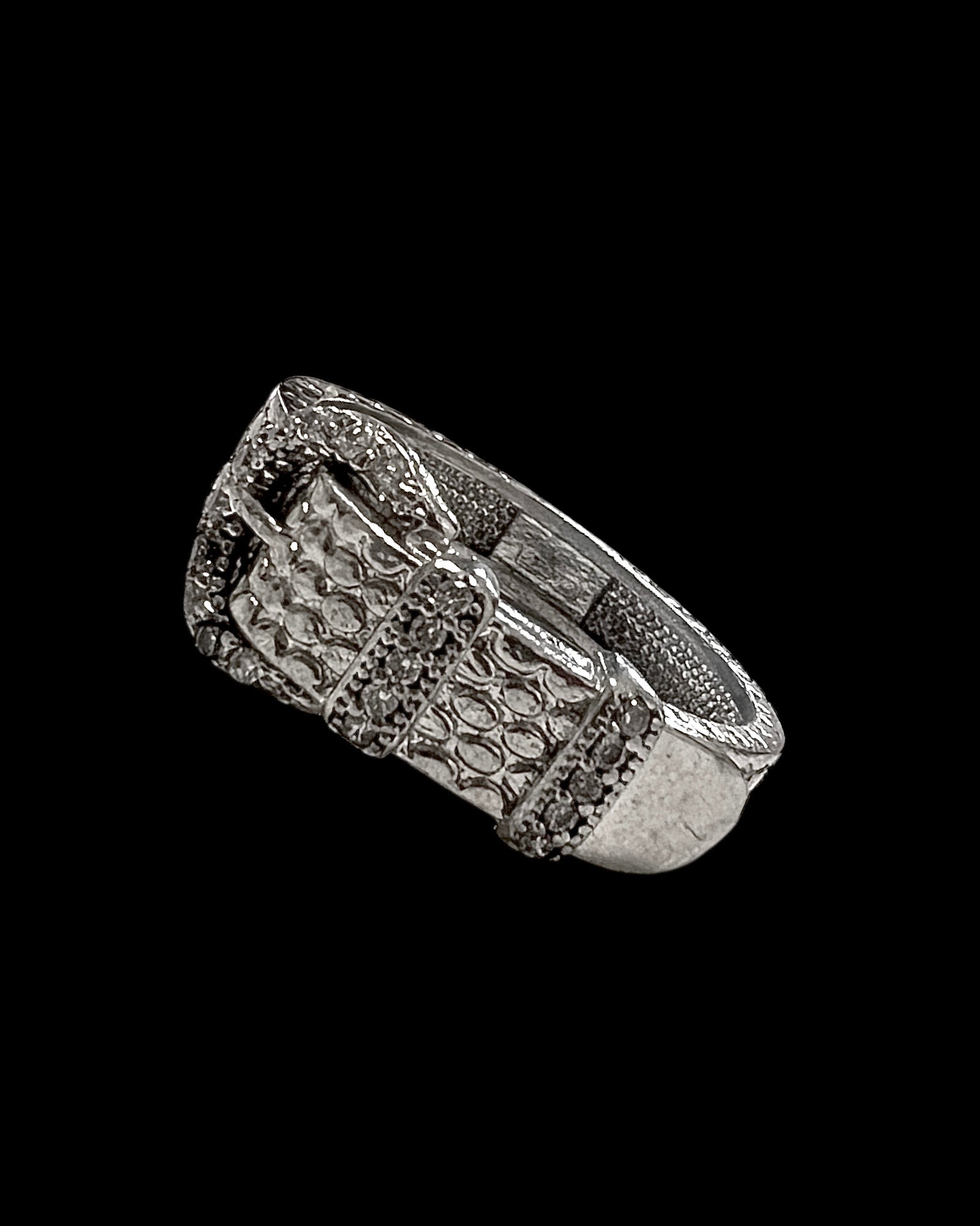Silver Belt Ring