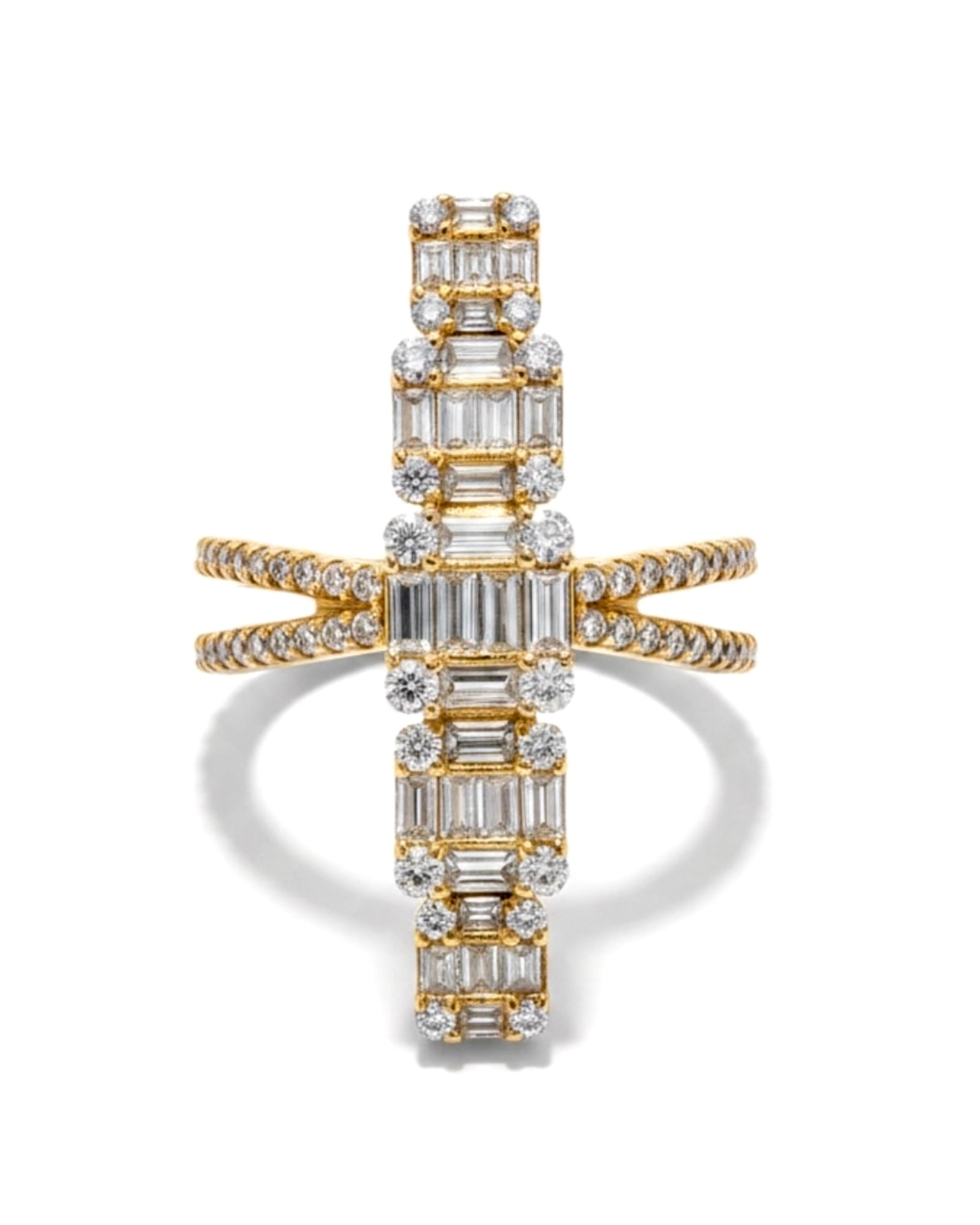 Gold-plated Silver Sparkling Ring