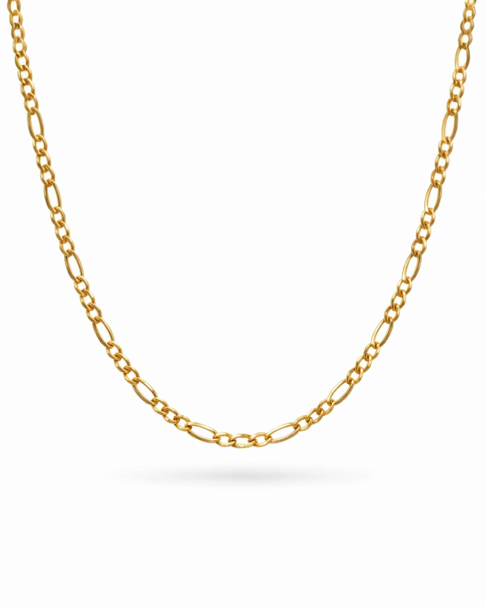 Twisted Mesh Necklace in Gold