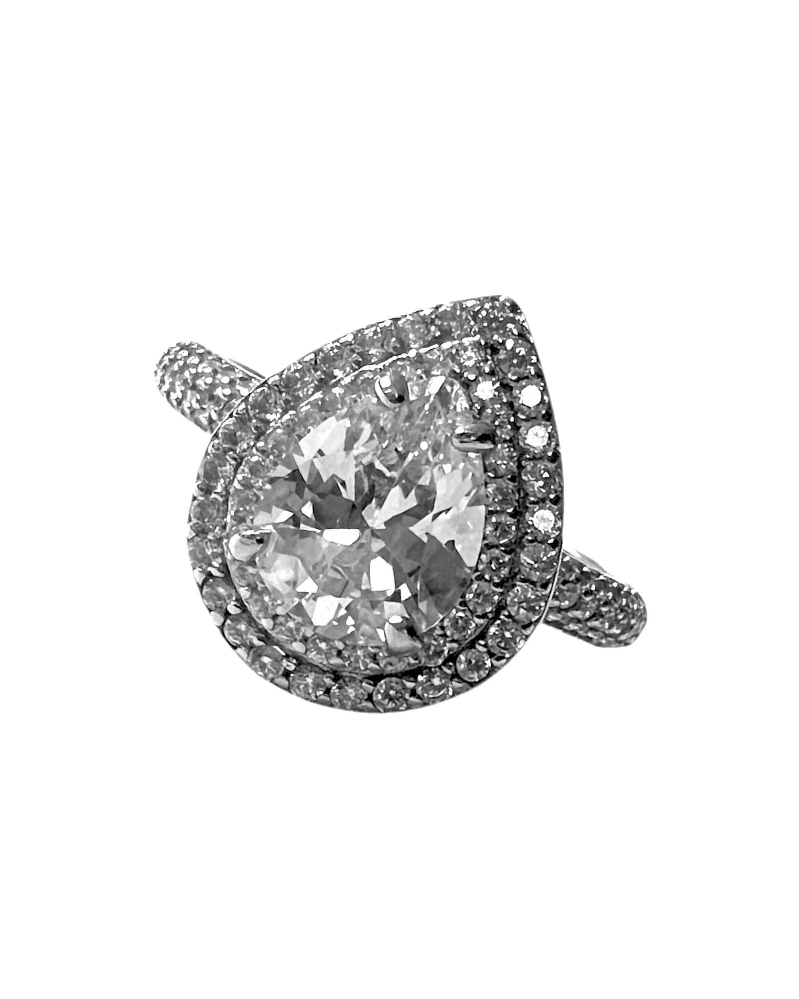 Silver Drop Ring