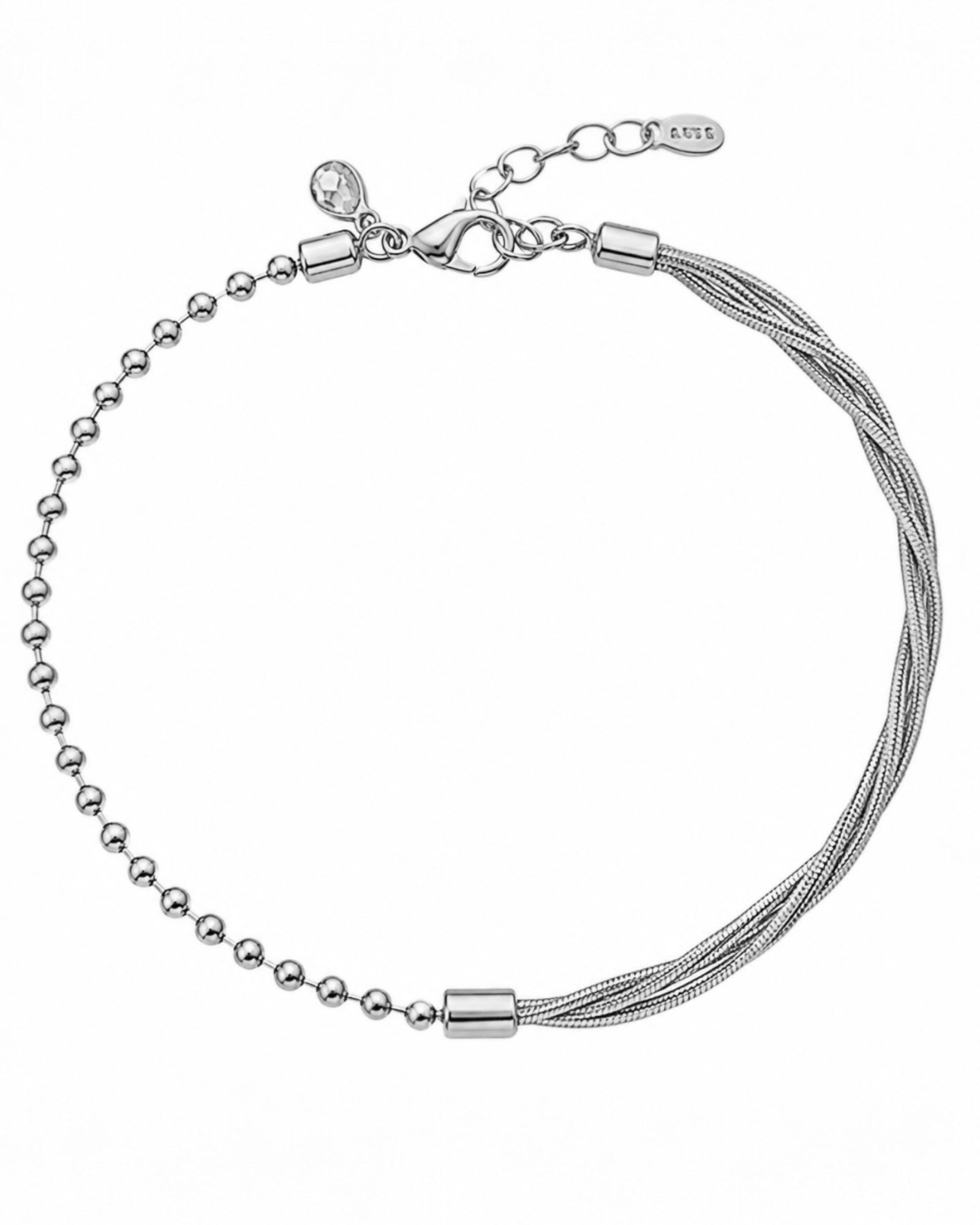 Double-Link Silver Bracelet