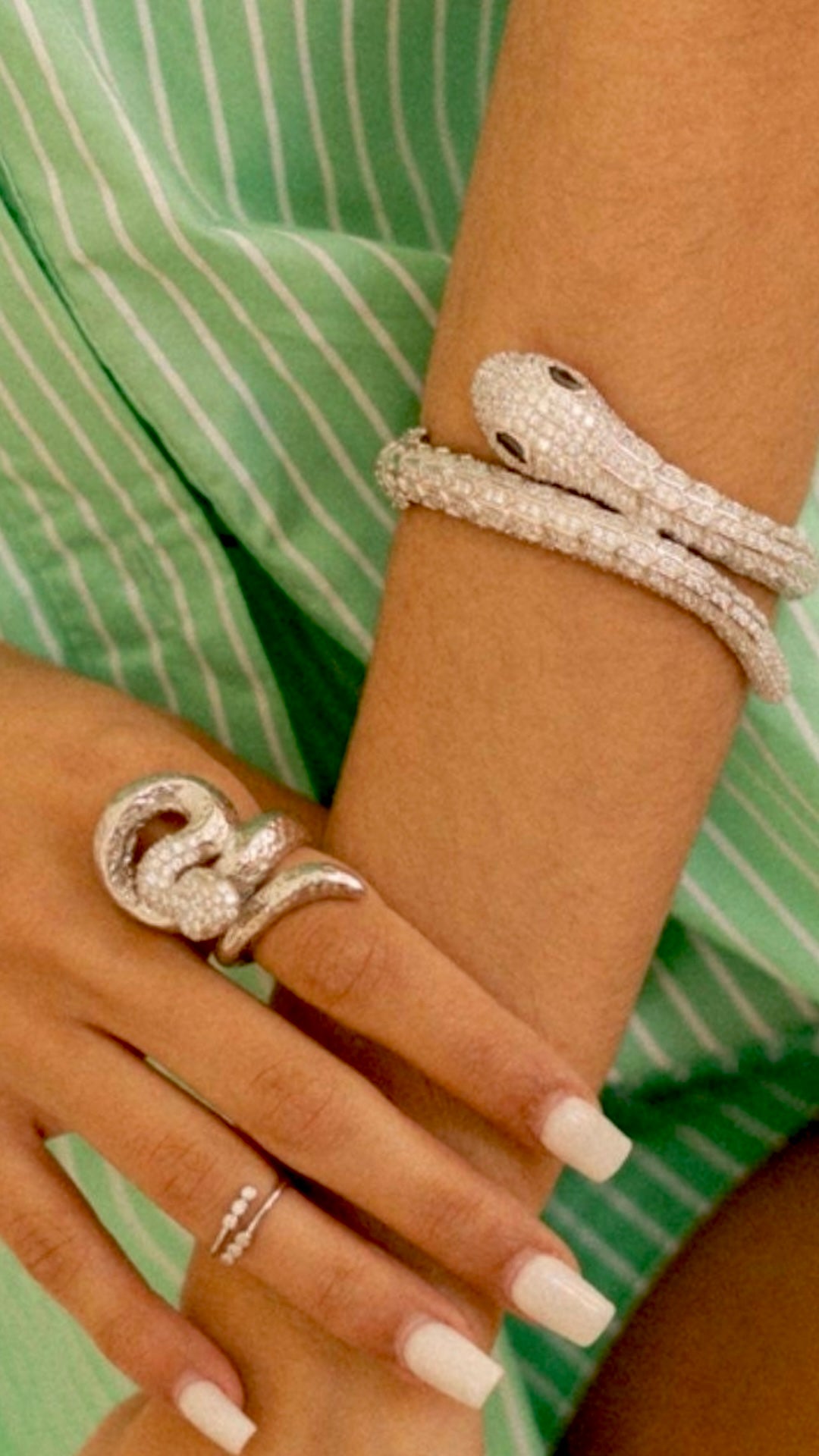Silver Snake Ring
