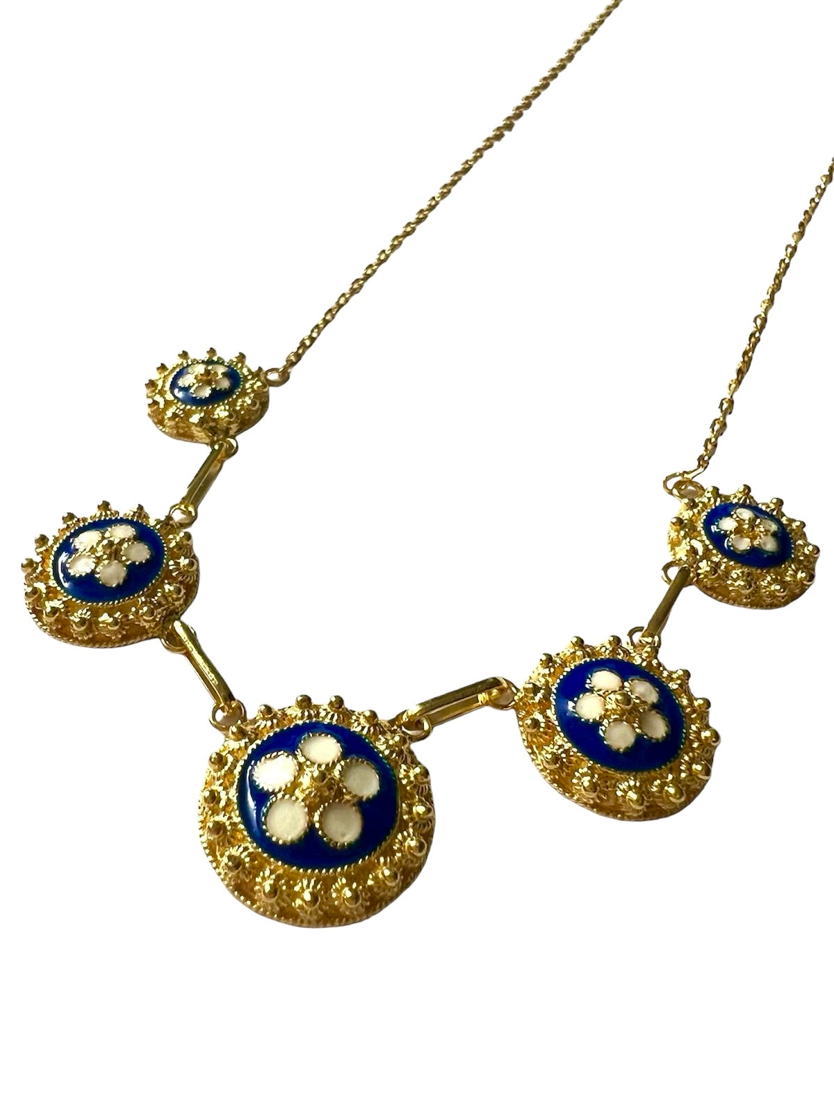 Snail Necklace in Gold Plated Silver