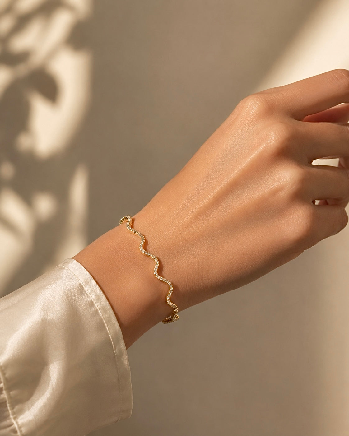 Pulseira Encanto em Prata Dourada