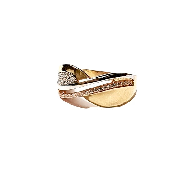 Gold Cross Ring