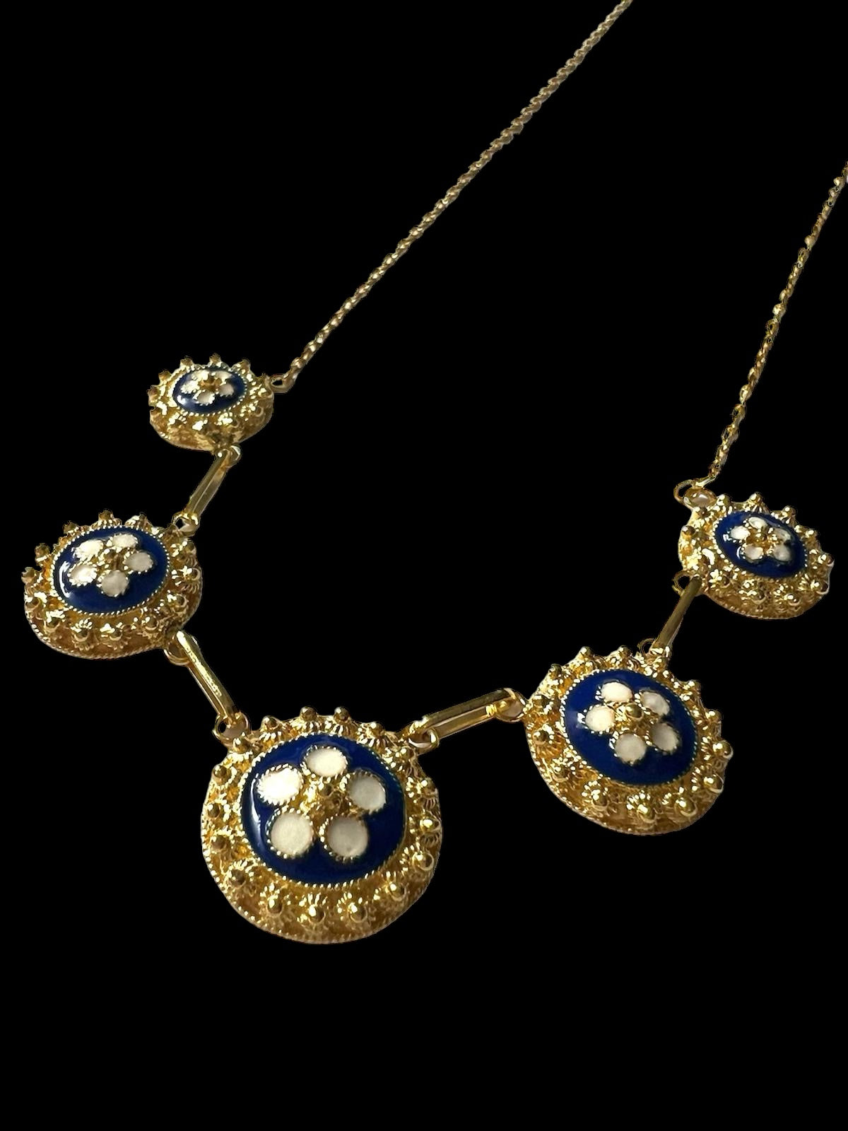 Snail Necklace in Gold Plated Silver