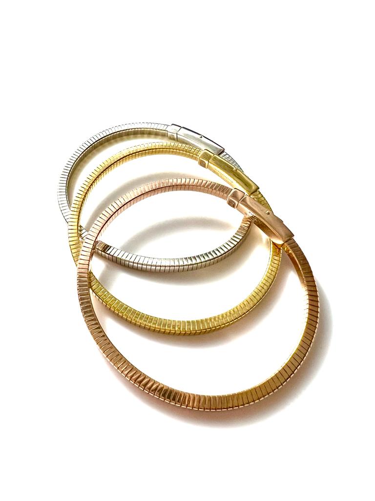 Pulseira em Prata Dourada