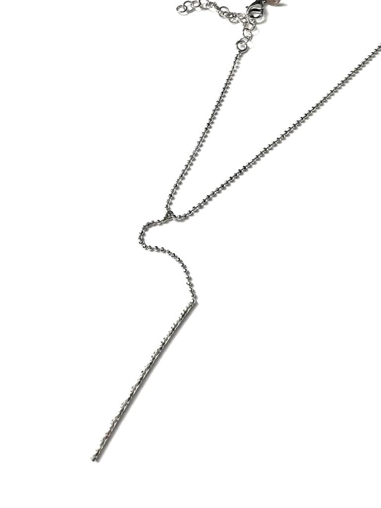 Long Silver Necklace