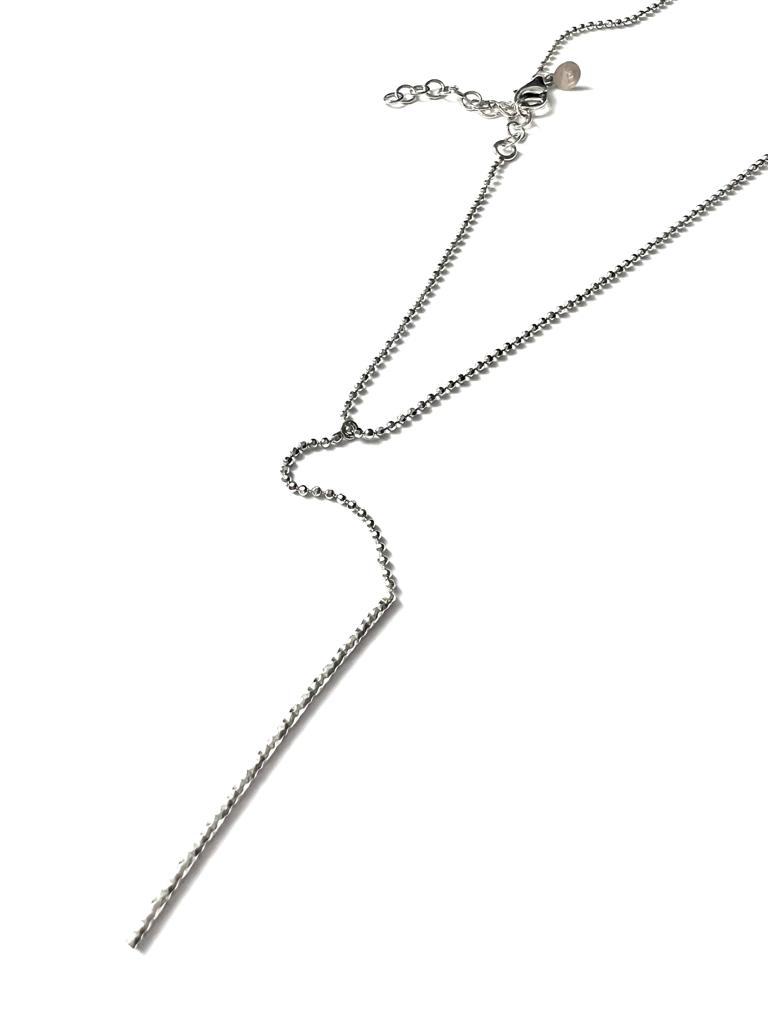 Long Silver Necklace