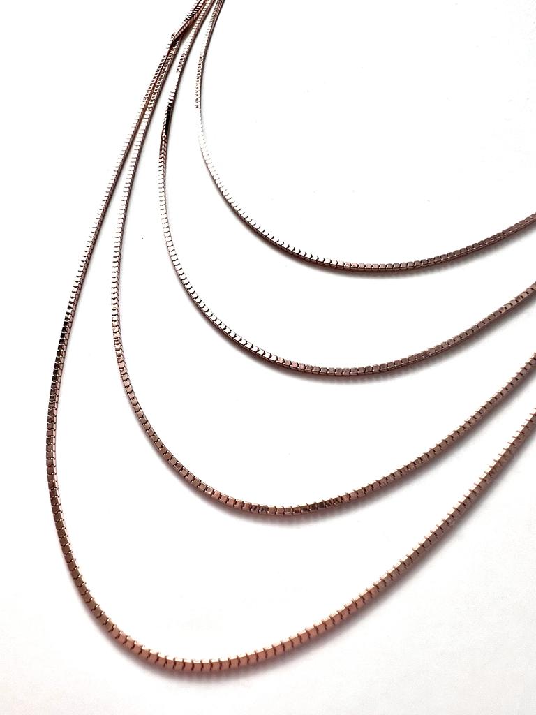 Pink Silver Volley Necklace