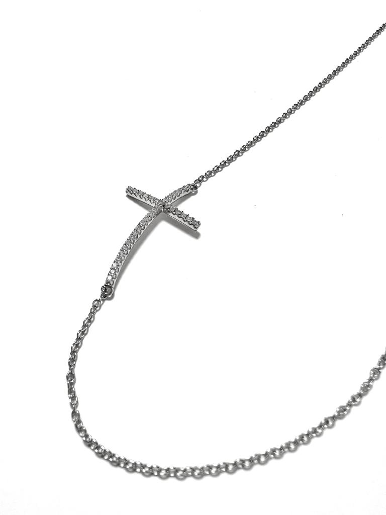 Silver Cross Necklace