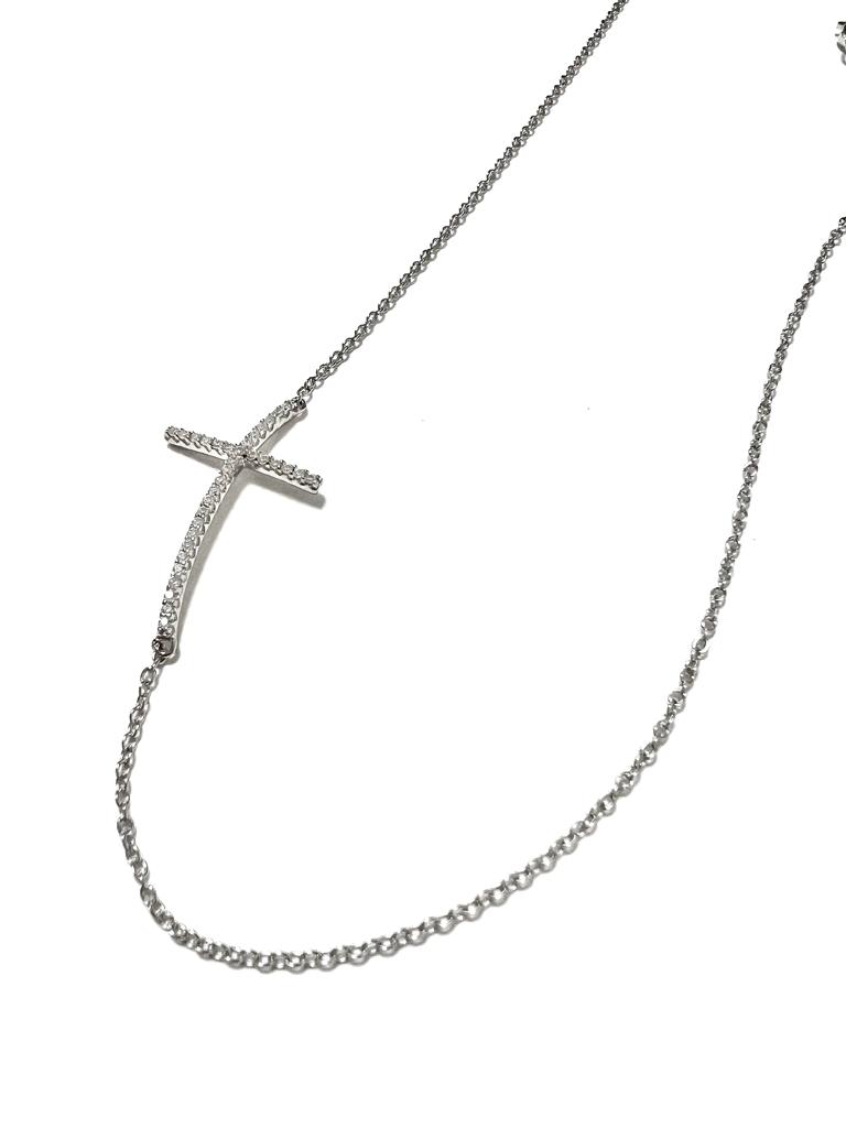 Silver Cross Necklace