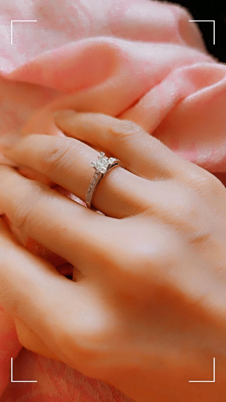 White Gold Solitaire Engagement Ring